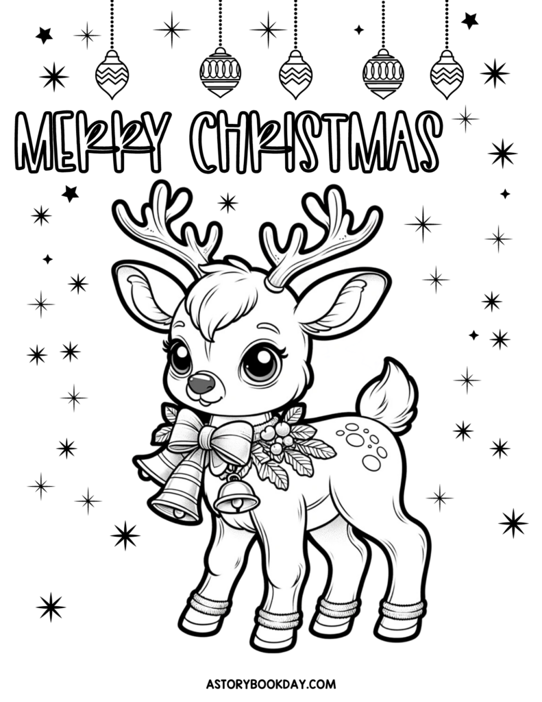 Reindeer Coloring Pages Printable