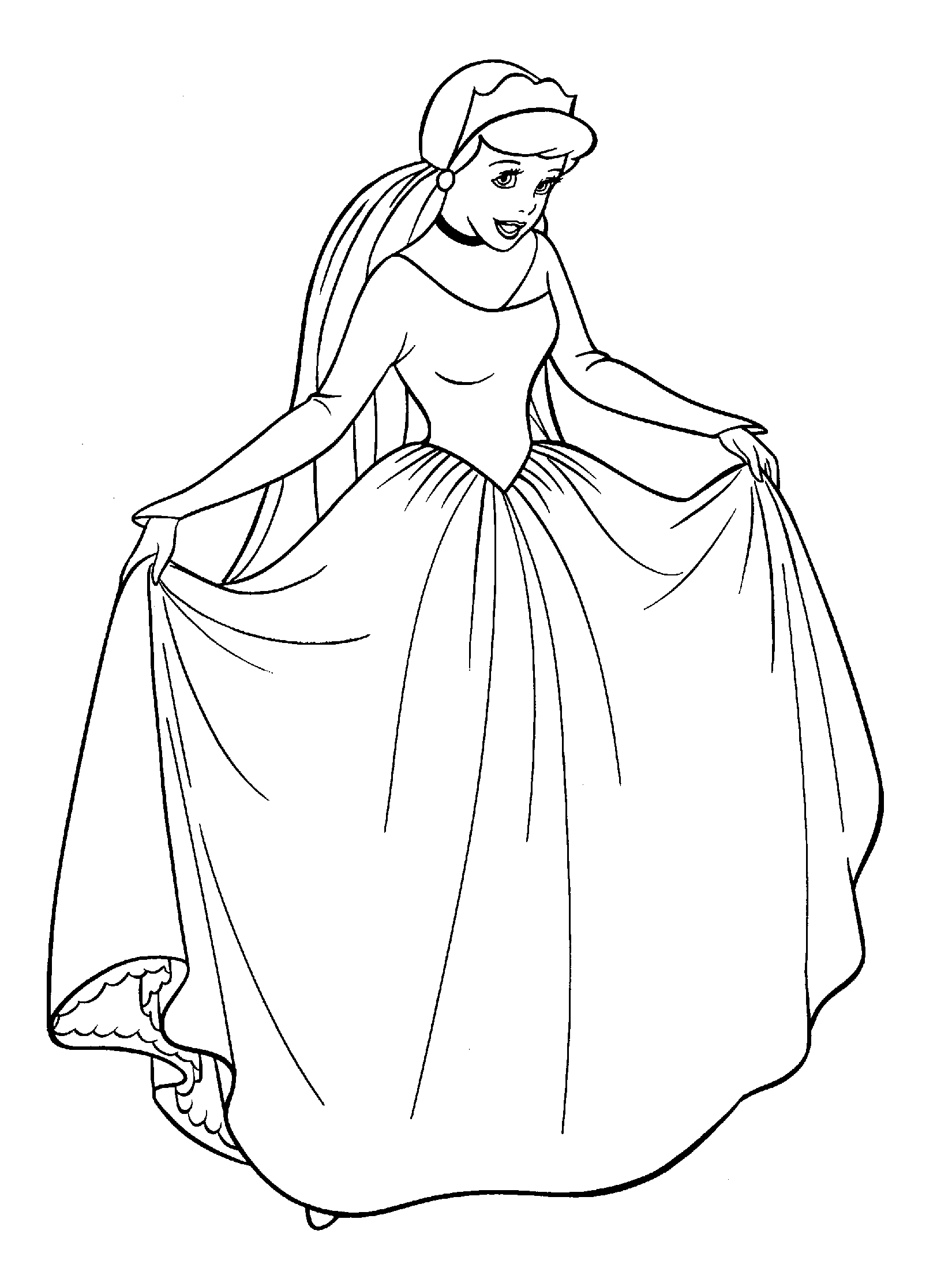 Cinderella Printable Coloring Pages
