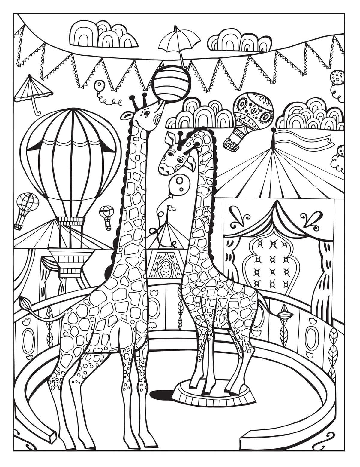 Free Printable Circus Coloring Pages