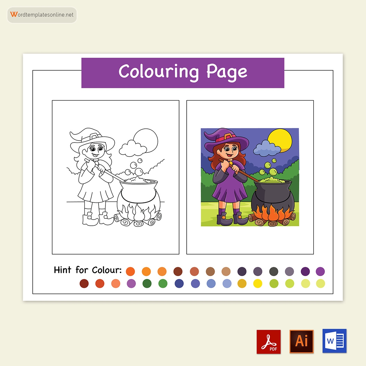 Free Printable Coloring Pages For Kids PDF