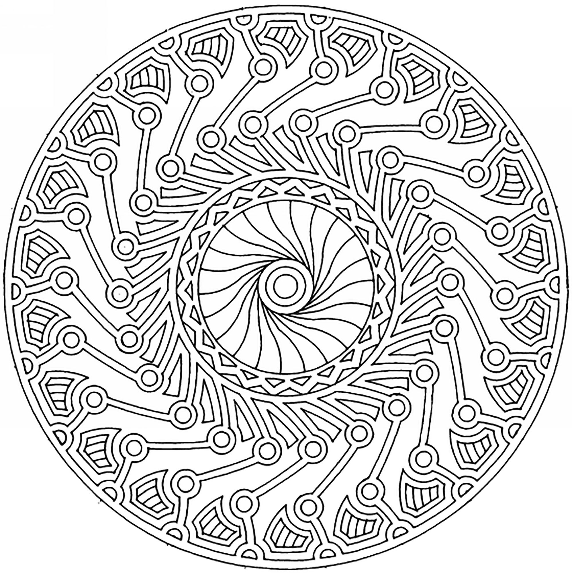 Printable Complex Coloring Pages