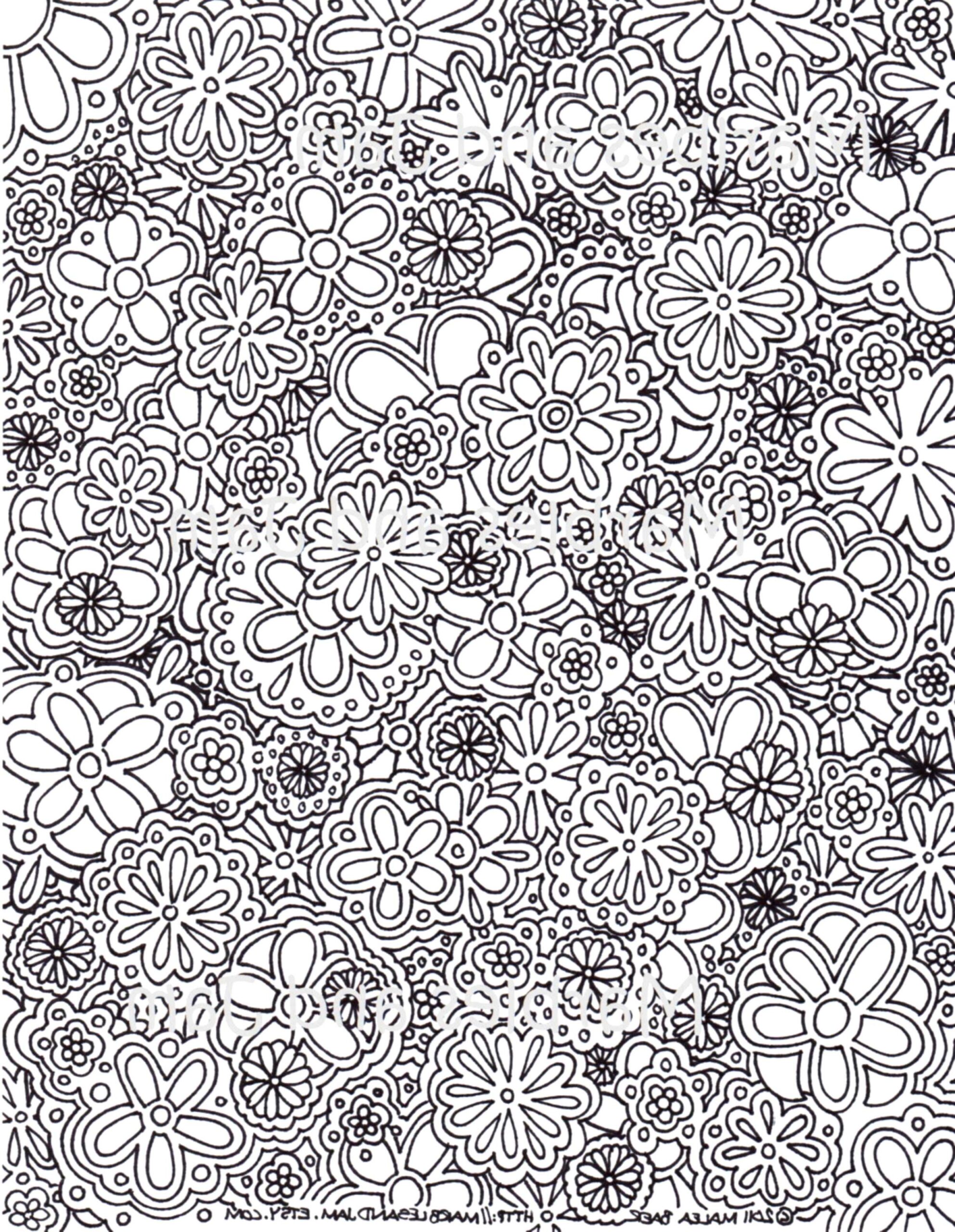 Free Printable Complex Coloring Pages Coloring Home