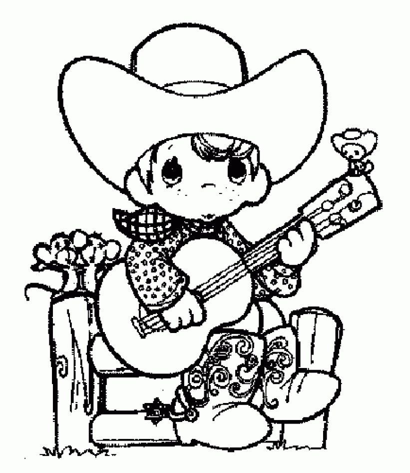 Coloring Pages Printable Cowboys