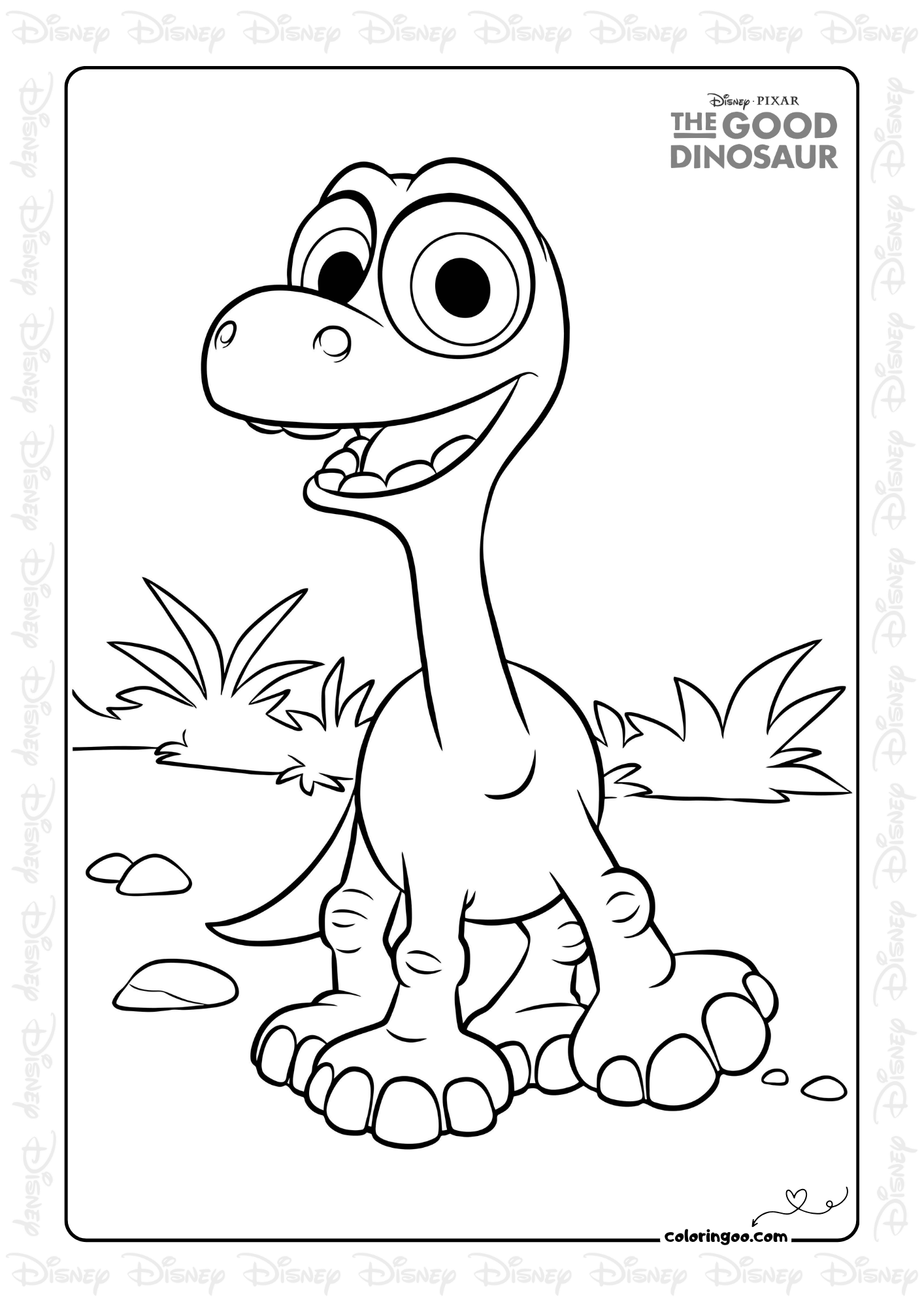 Good Dinosaur Coloring Pages Printable