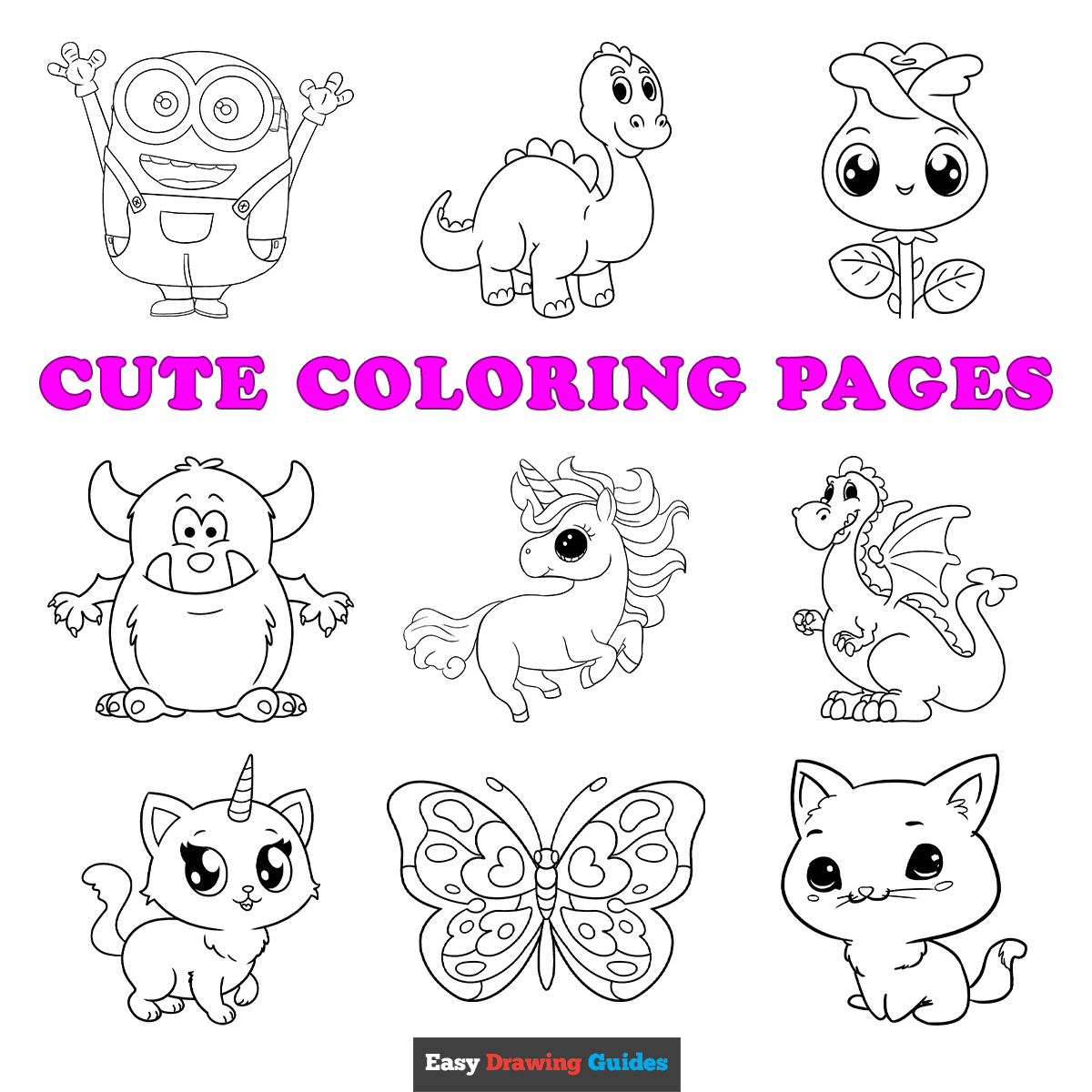 Printable Coloring Pages Cute