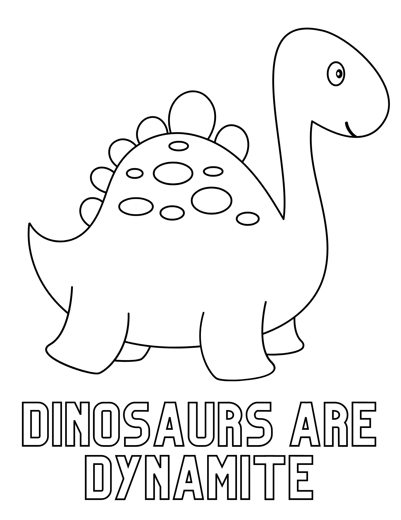 Dinosaur Coloring Pages Printable Free