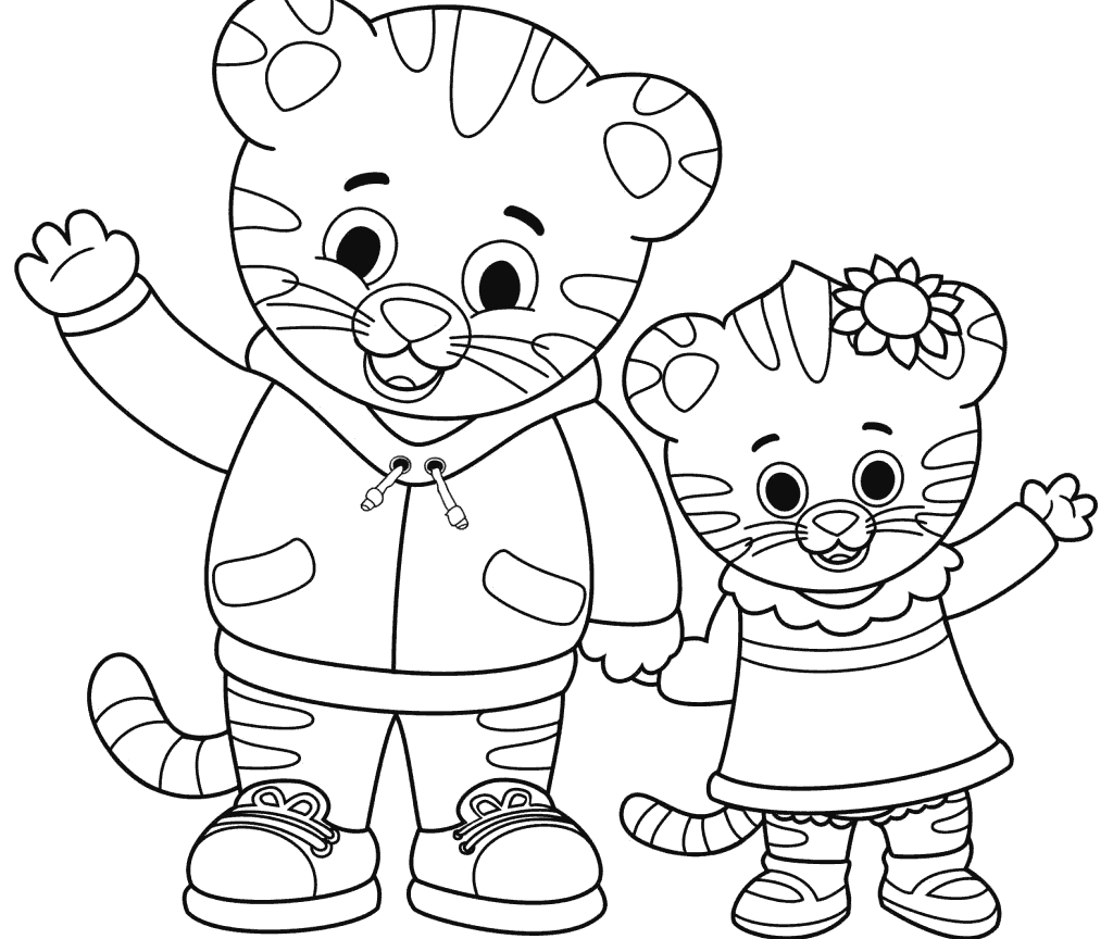 Free Printable Daniel Tiger Coloring Pages
