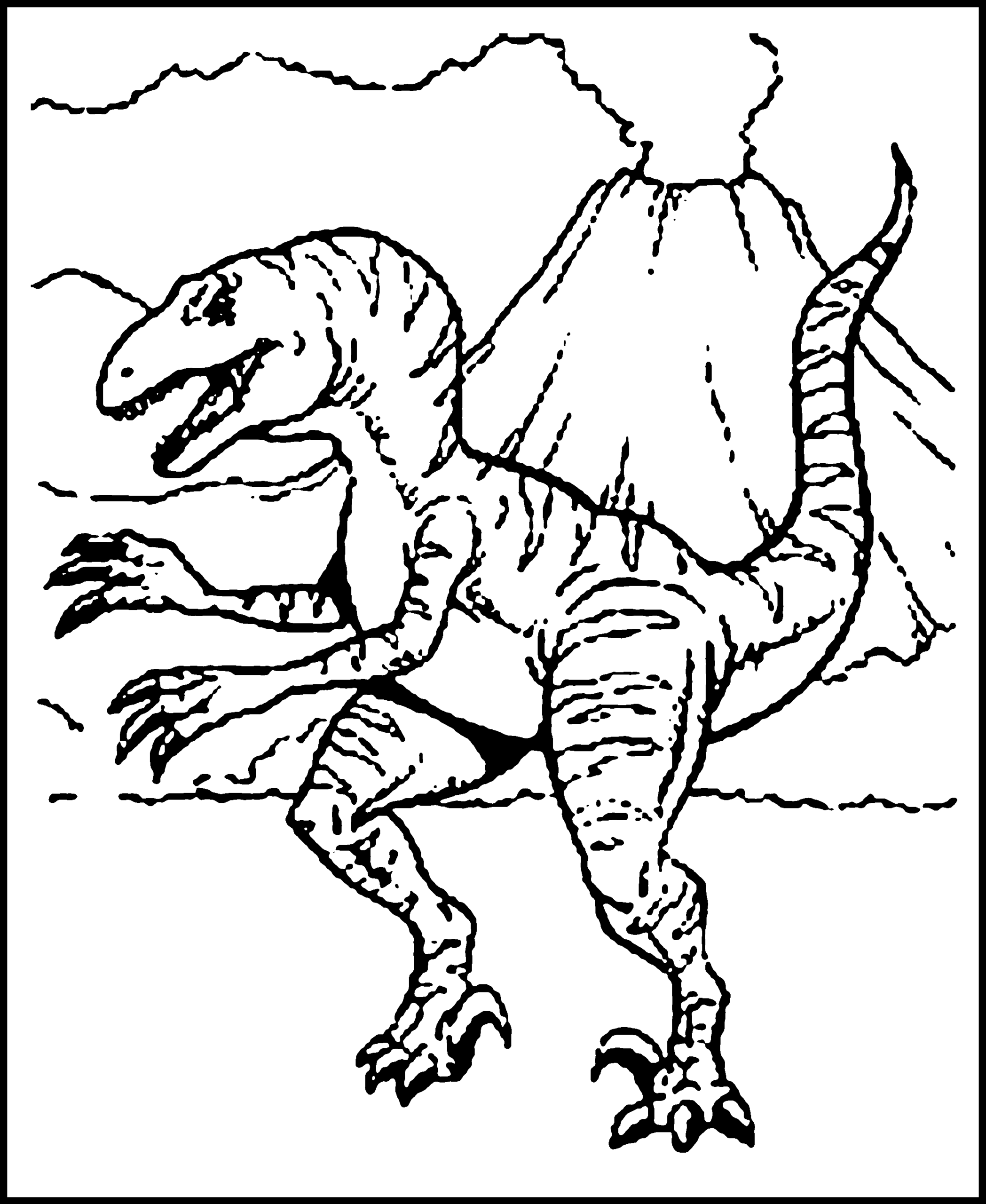 Printable Dinosaur Color Pages