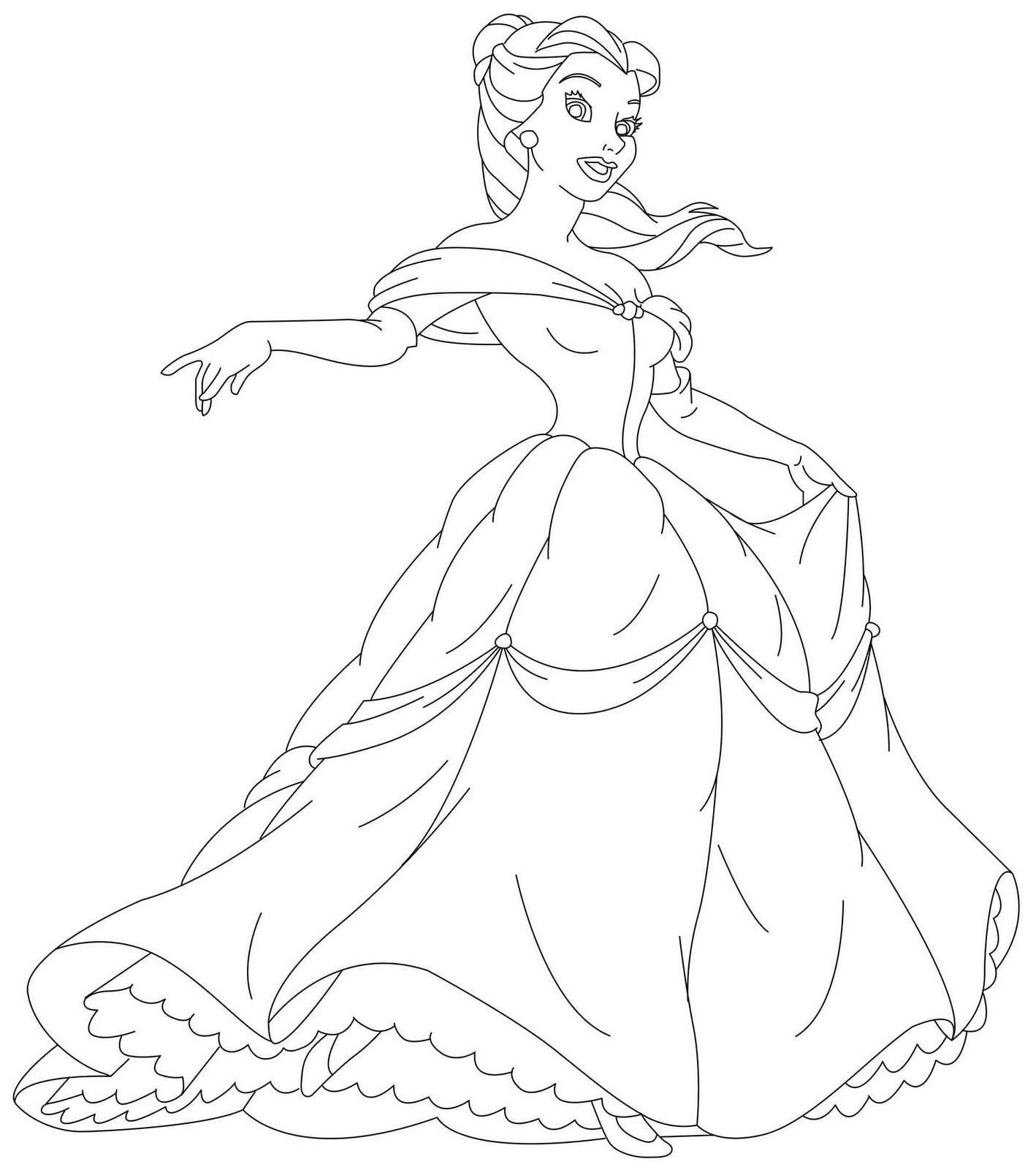 Free Princess Coloring Pages Printables
