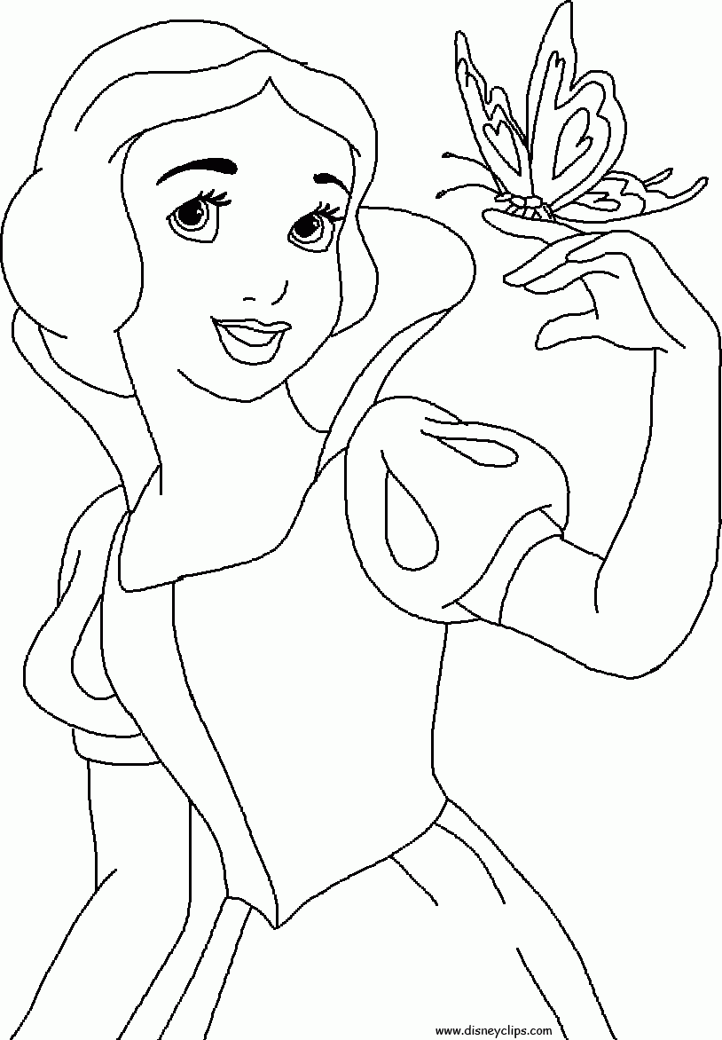 Princesses Coloring Page Free Printables