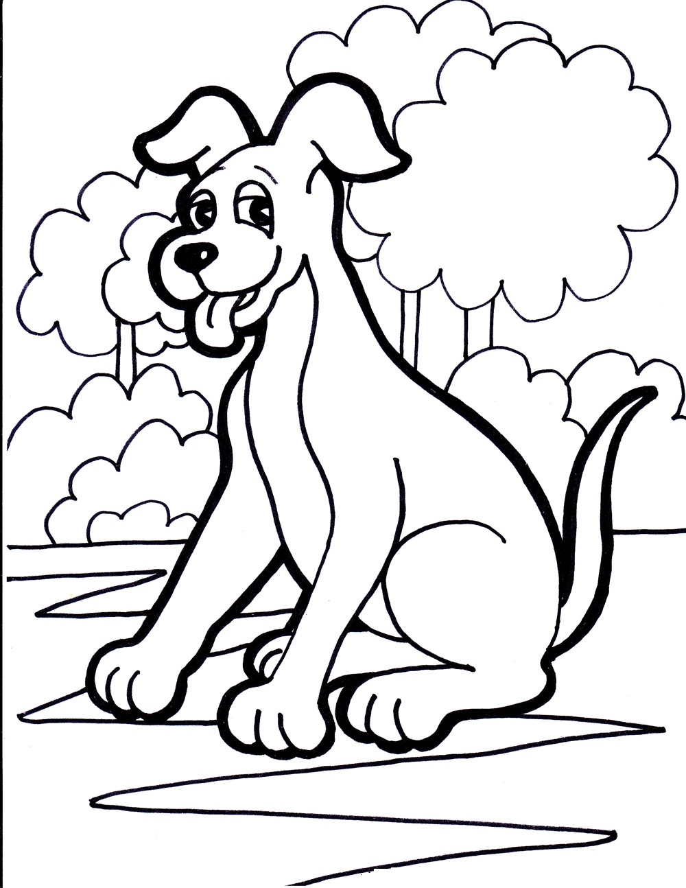 Coloring Pages Printable Dogs