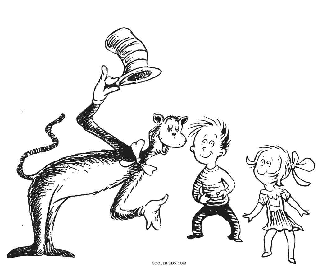 Printable Coloring Pages Dr Seuss