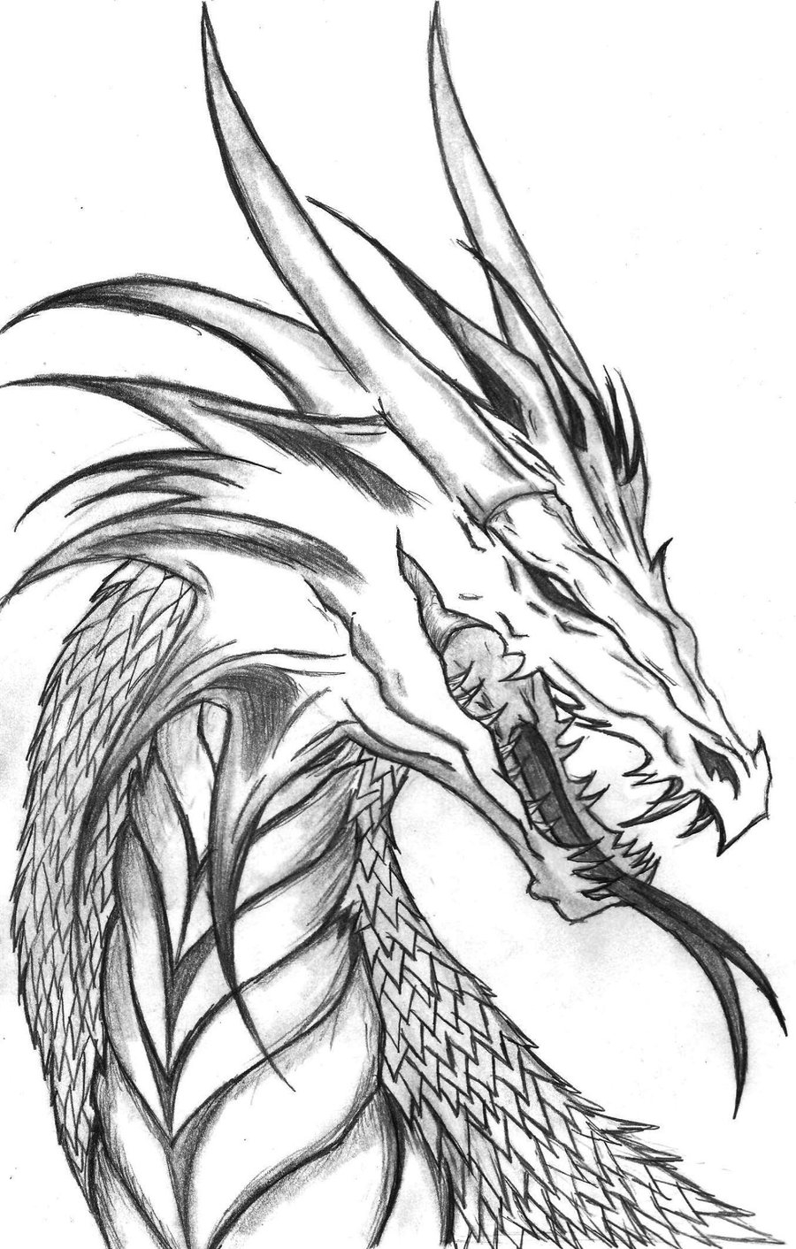 Printable Dragon Coloring Pages