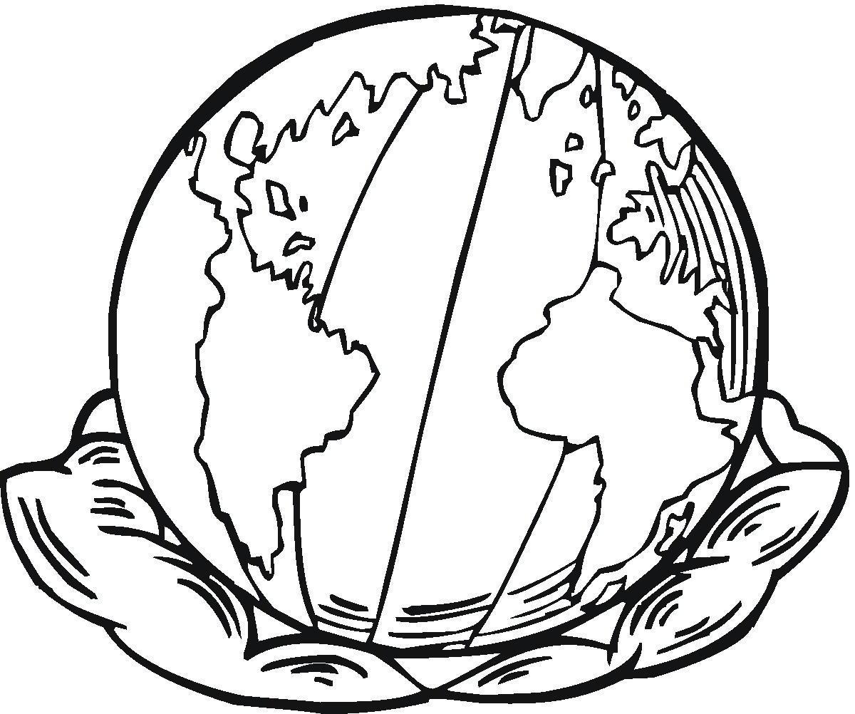 Printable Earth Coloring Pages