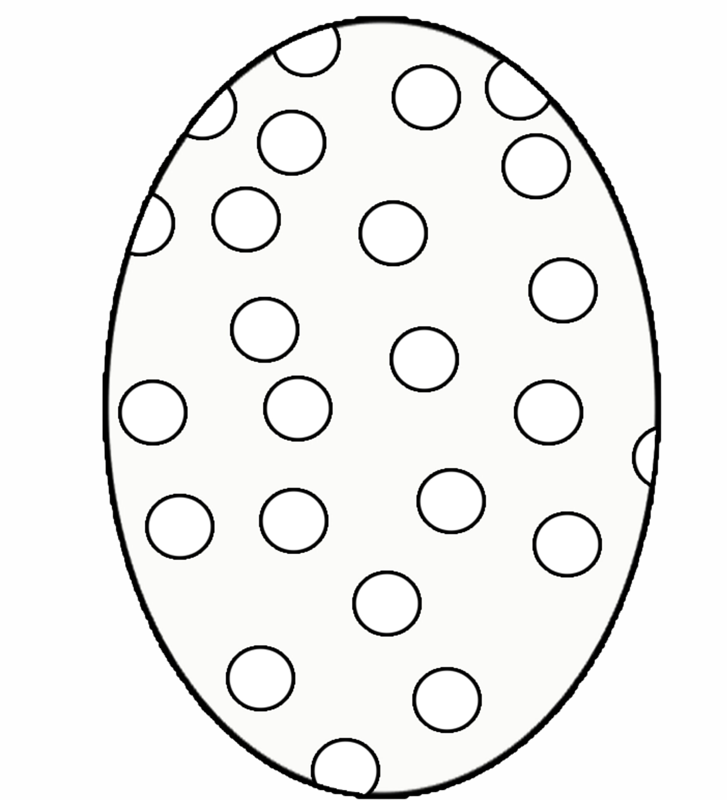Printable Easter Egg Coloring Pages