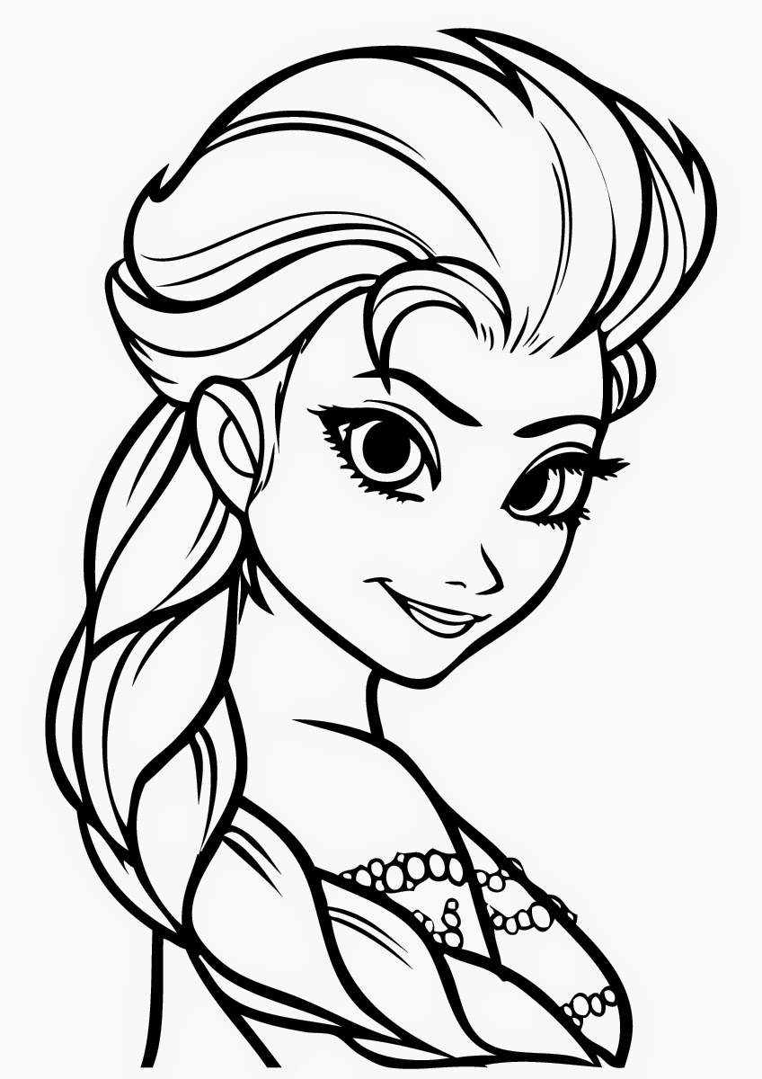 Elsa Printable Coloring Pages