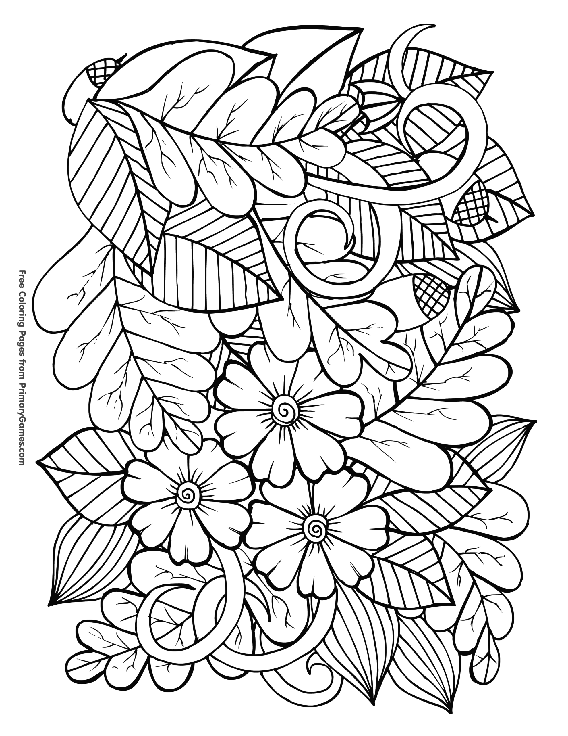 Free Printable Fall Coloring Pages Kidsworksheetfun