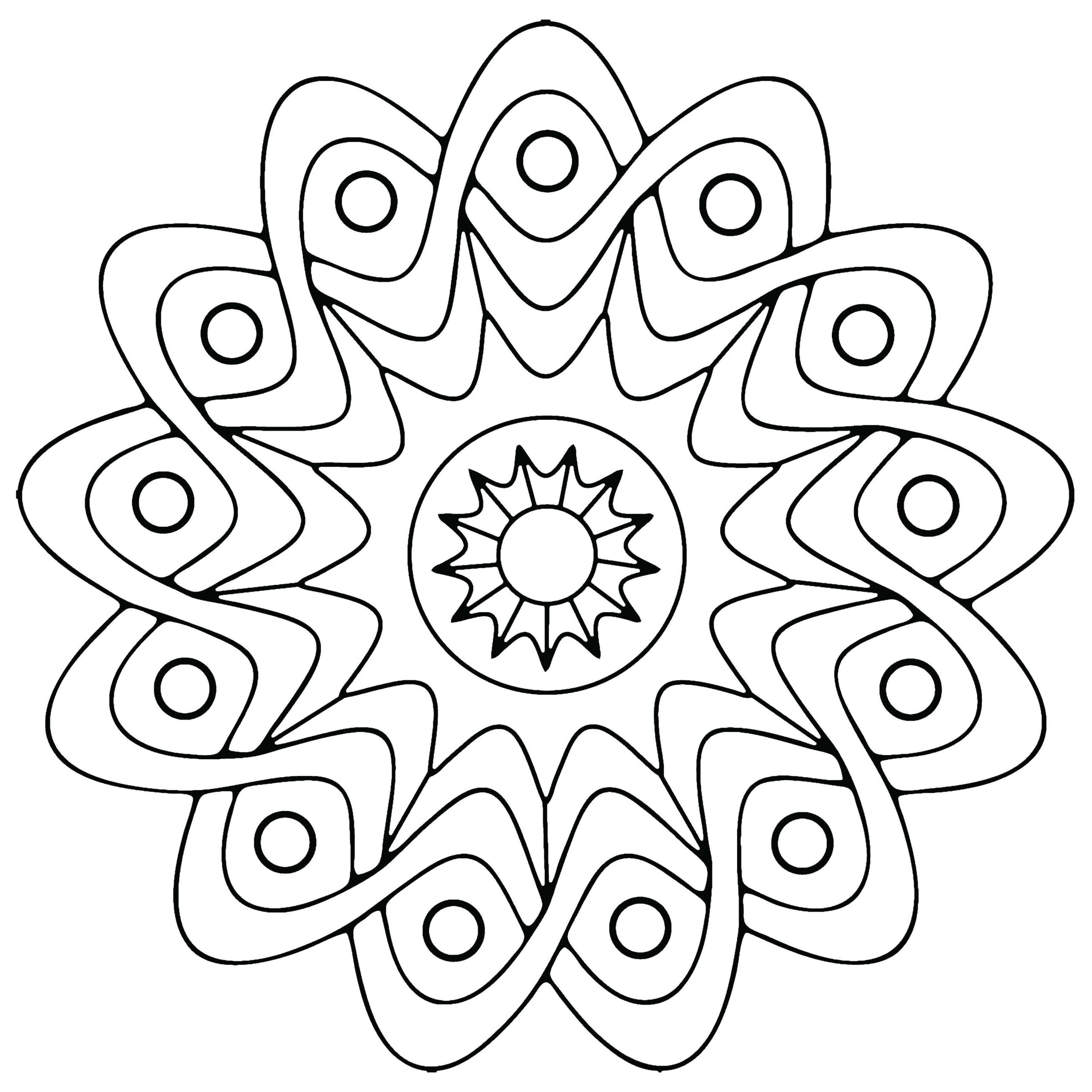Free Printable Geometric Coloring Pages