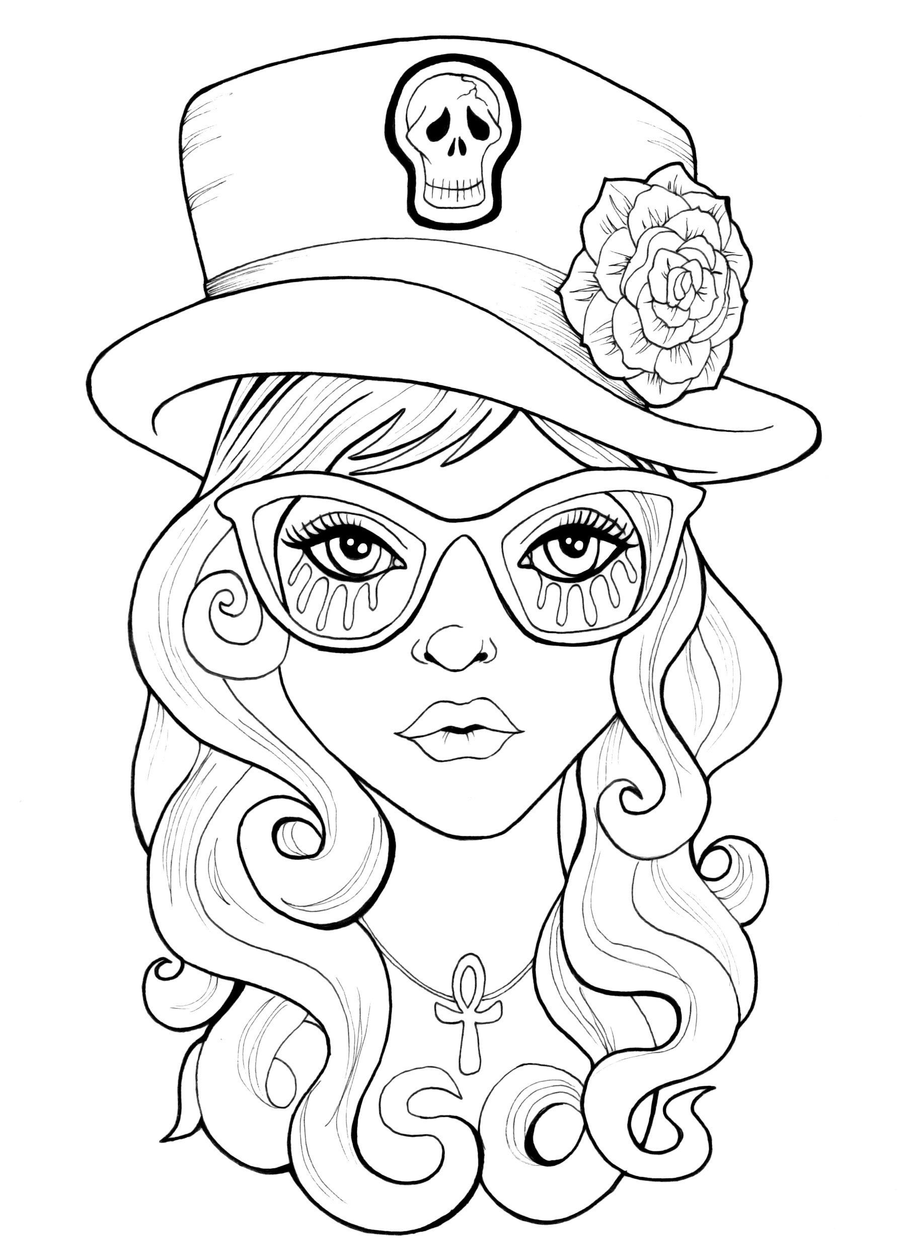 Free Printable Gothic Coloring Pages Teachcreativa