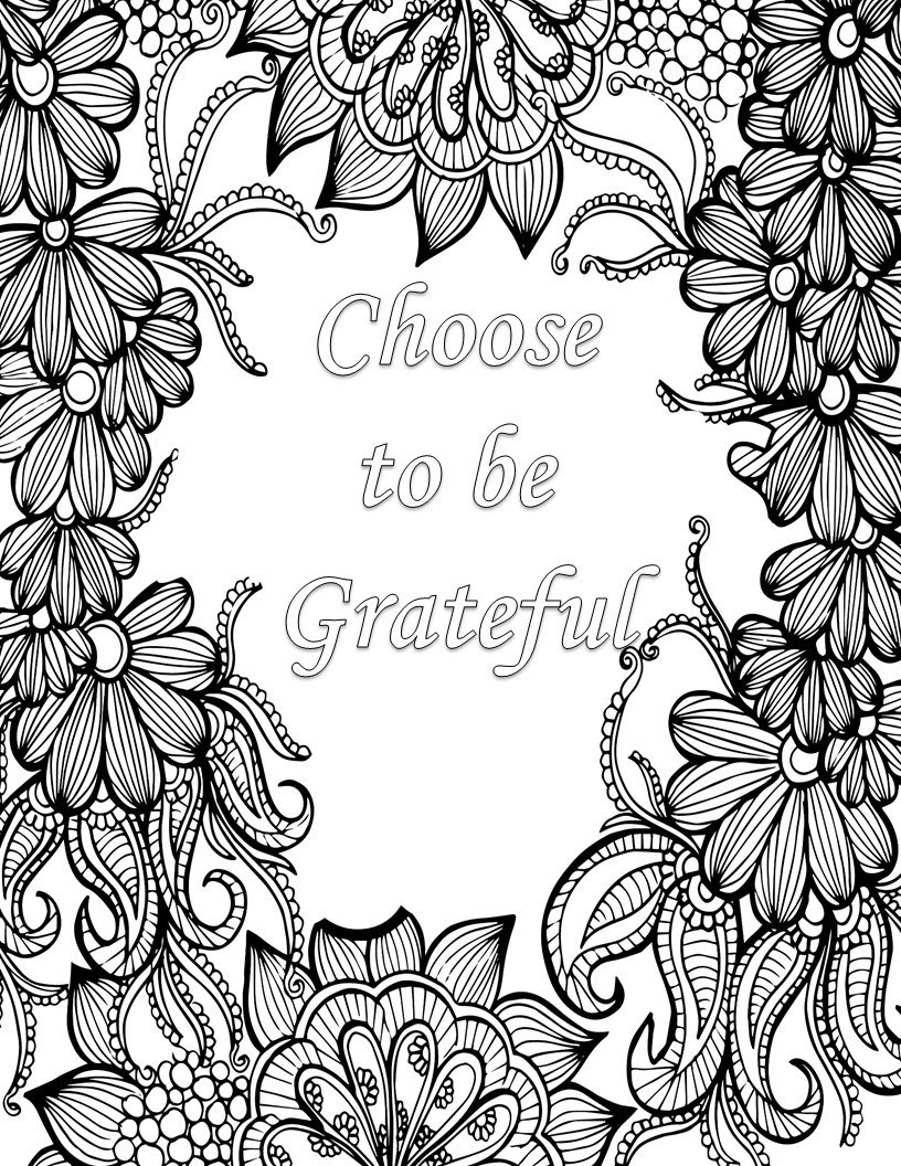 Free Printable Gratitude Coloring Pages Grace Mastered