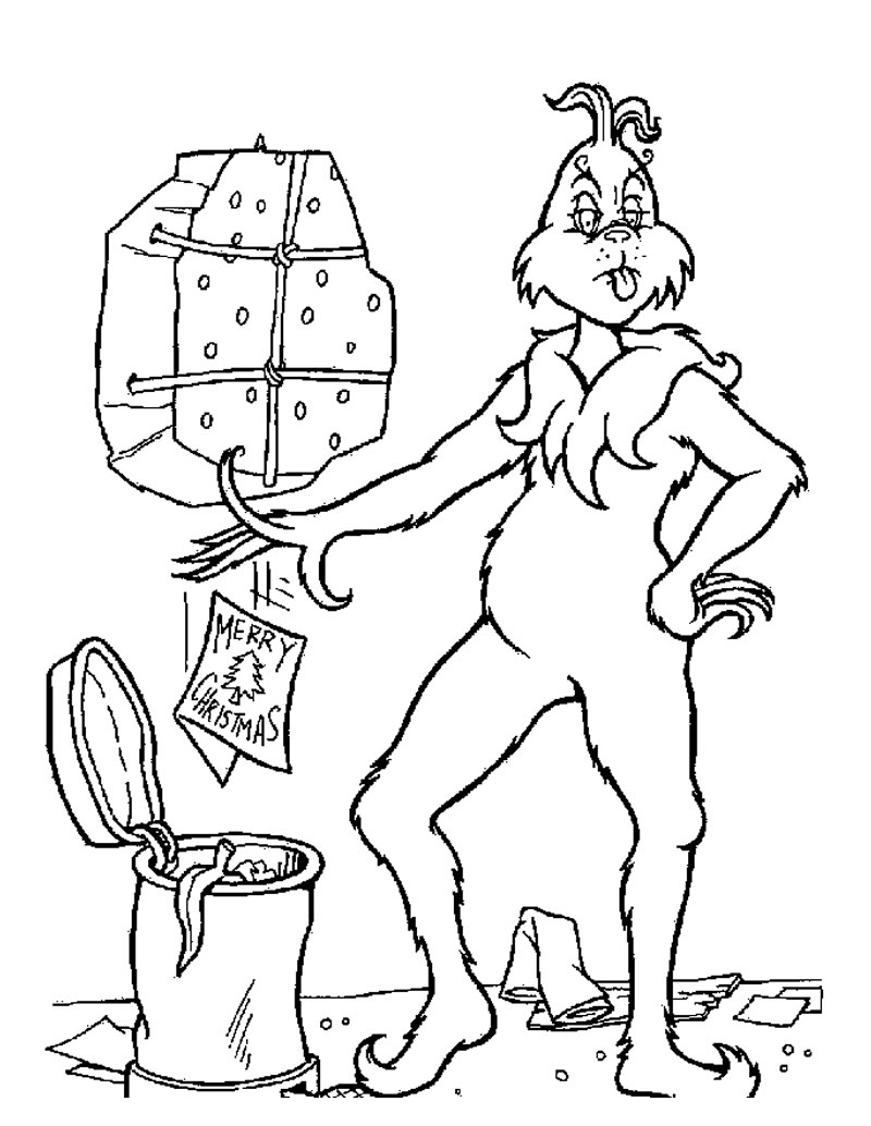 The Grinch Coloring Pages Printables