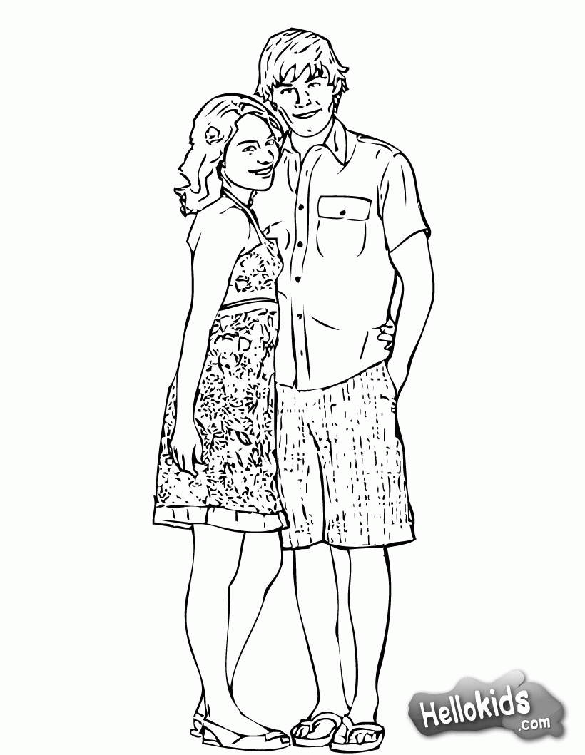 Free Printable High School Musical Coloring Pages Relive The Fun And Musical Magic With Iconic