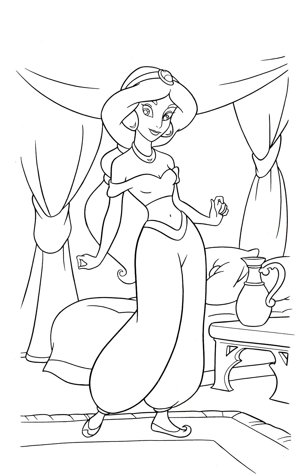 Free Printable Jasmine Coloring Pages For Kids Best Coloring Pages For Kids