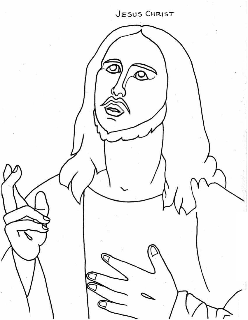 Free Printable Jesus Coloring Pages For Kids