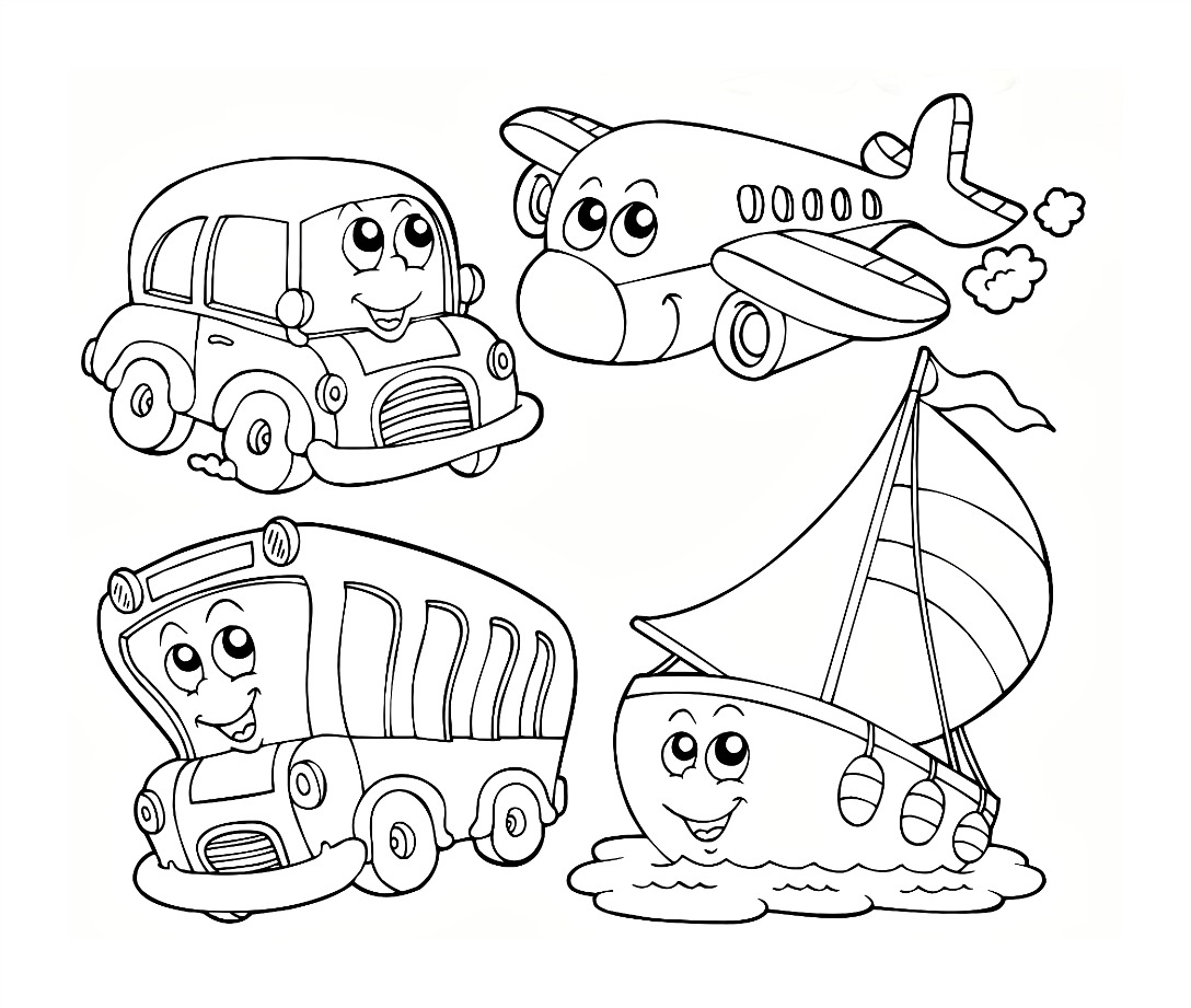 Kindergarten Printable Coloring Pages