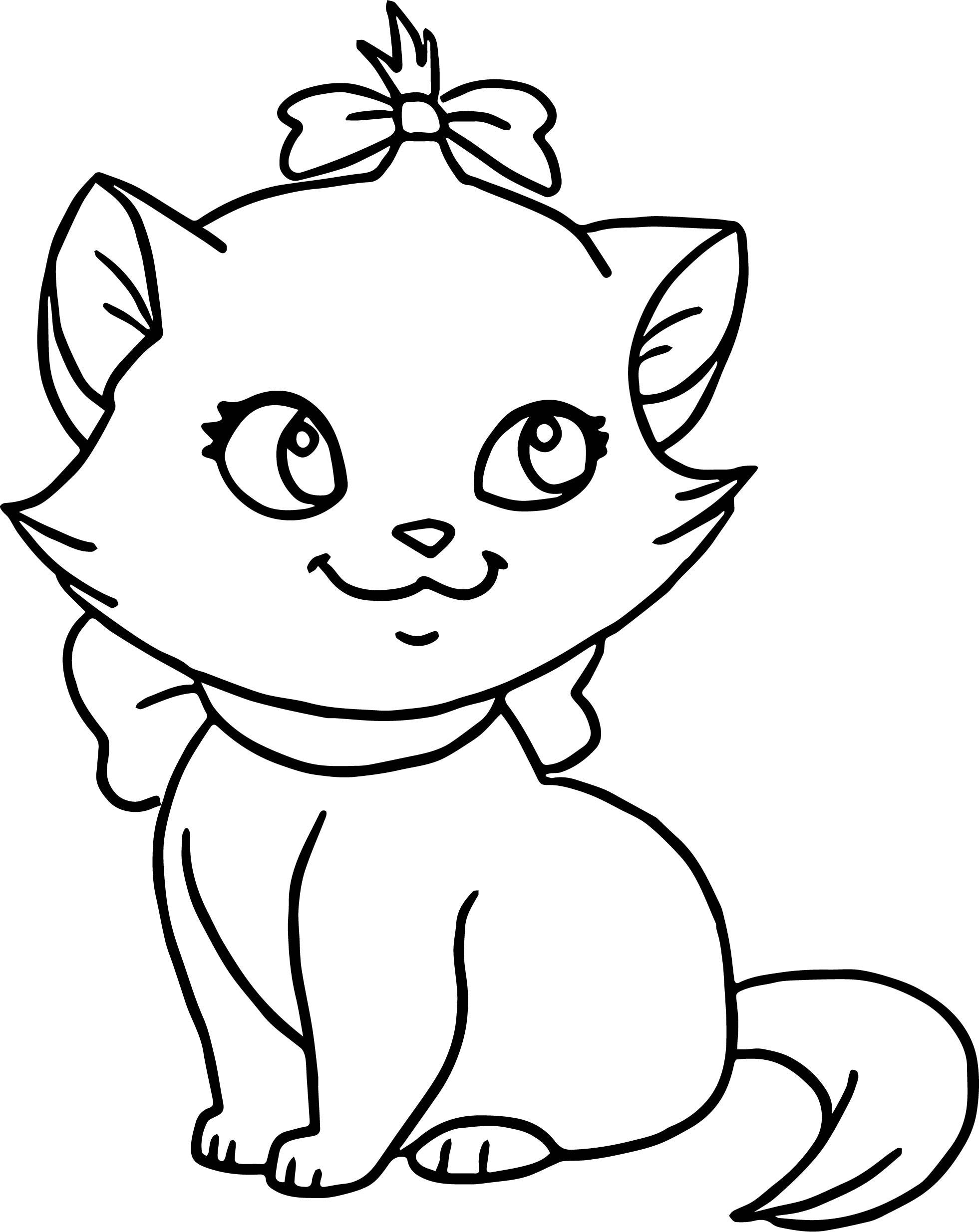 Free Printable Kitten Coloring Pages