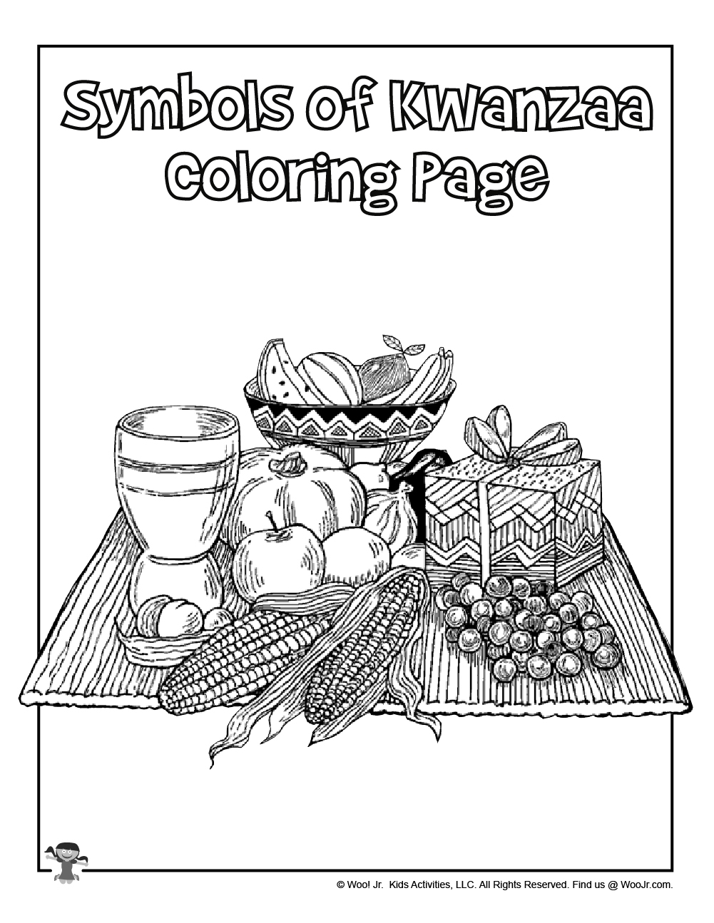 Free Printable Kwanzaa Coloring Pages