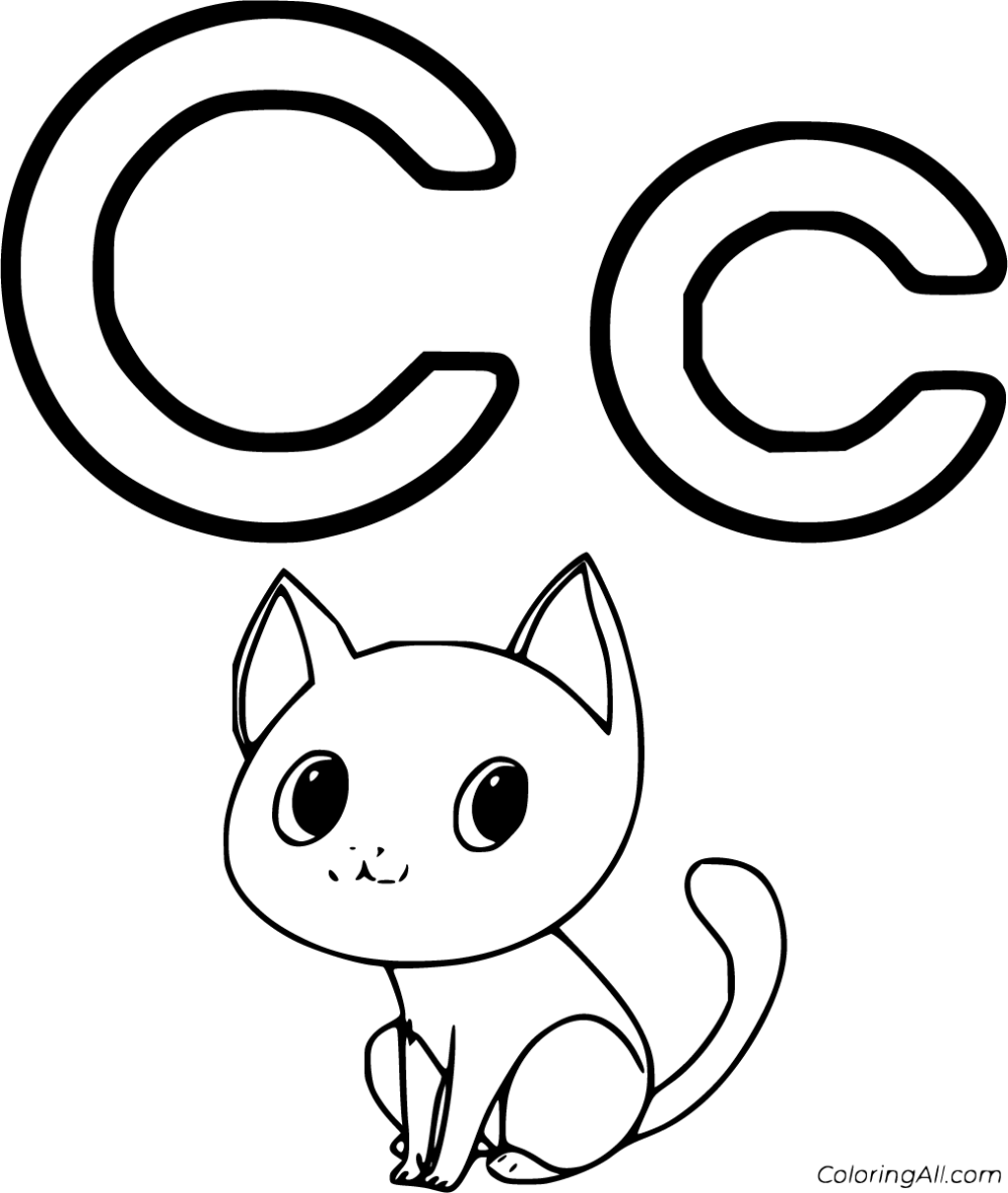 Free Printable Letter C Coloring Pages Coloring Pages