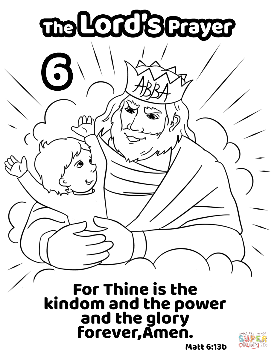 Free Printable Lord S Prayer Coloring Pages Free Printable