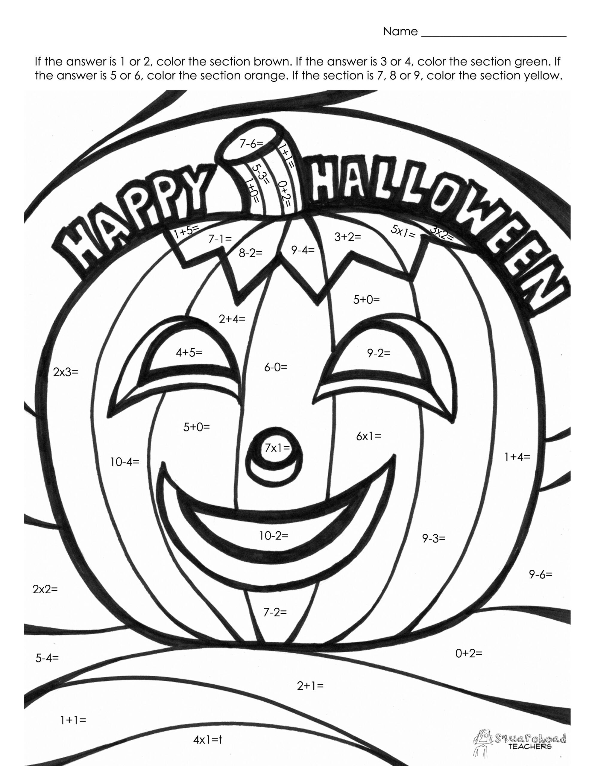 Free Printable Math Color Sheets Welcome To Coloring Squared S Math Coloring Pages Printable