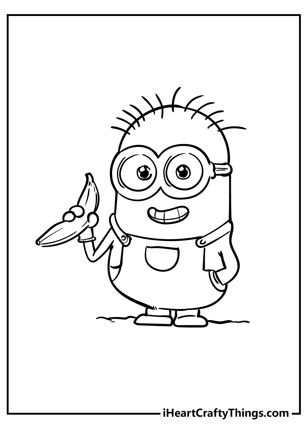 Free Printable Minion Coloring Pages