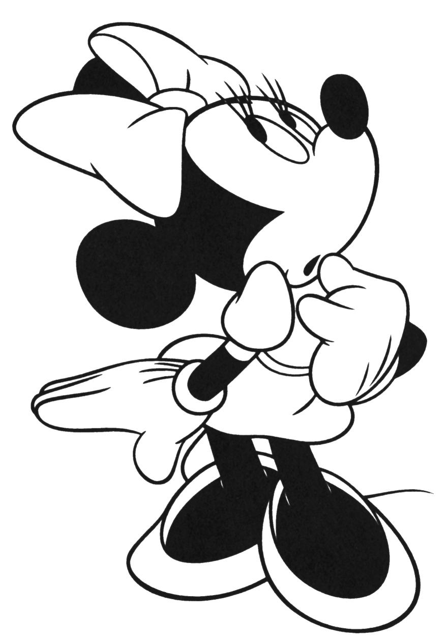 Free Printable Minnie Mouse Coloring Pages For Kids