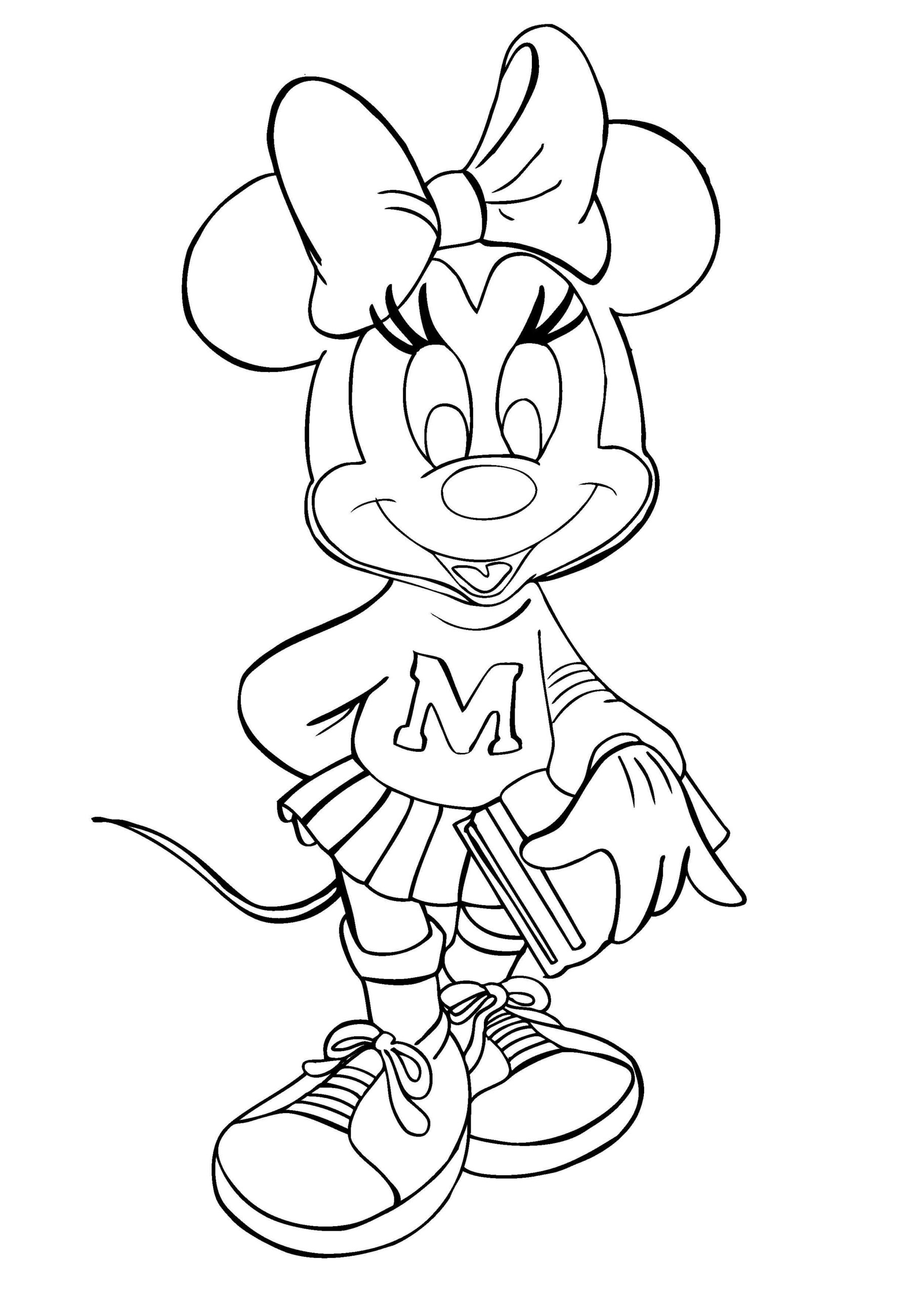 Minnie Mouse Coloring Pages Printables