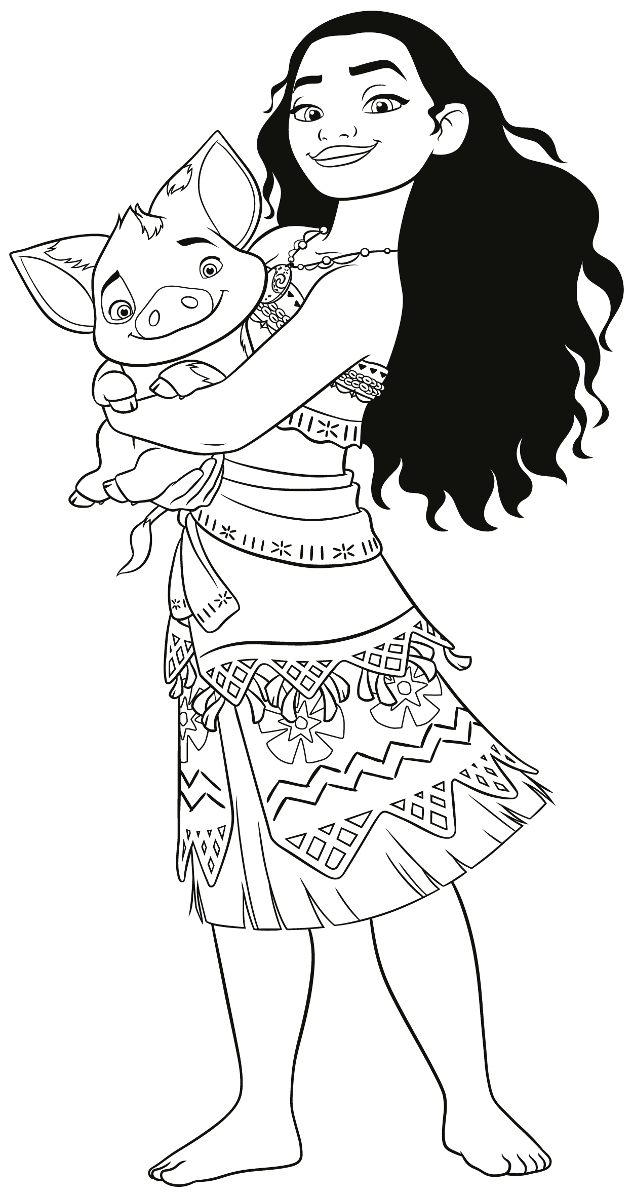 Free Printable Moana Coloring Pages