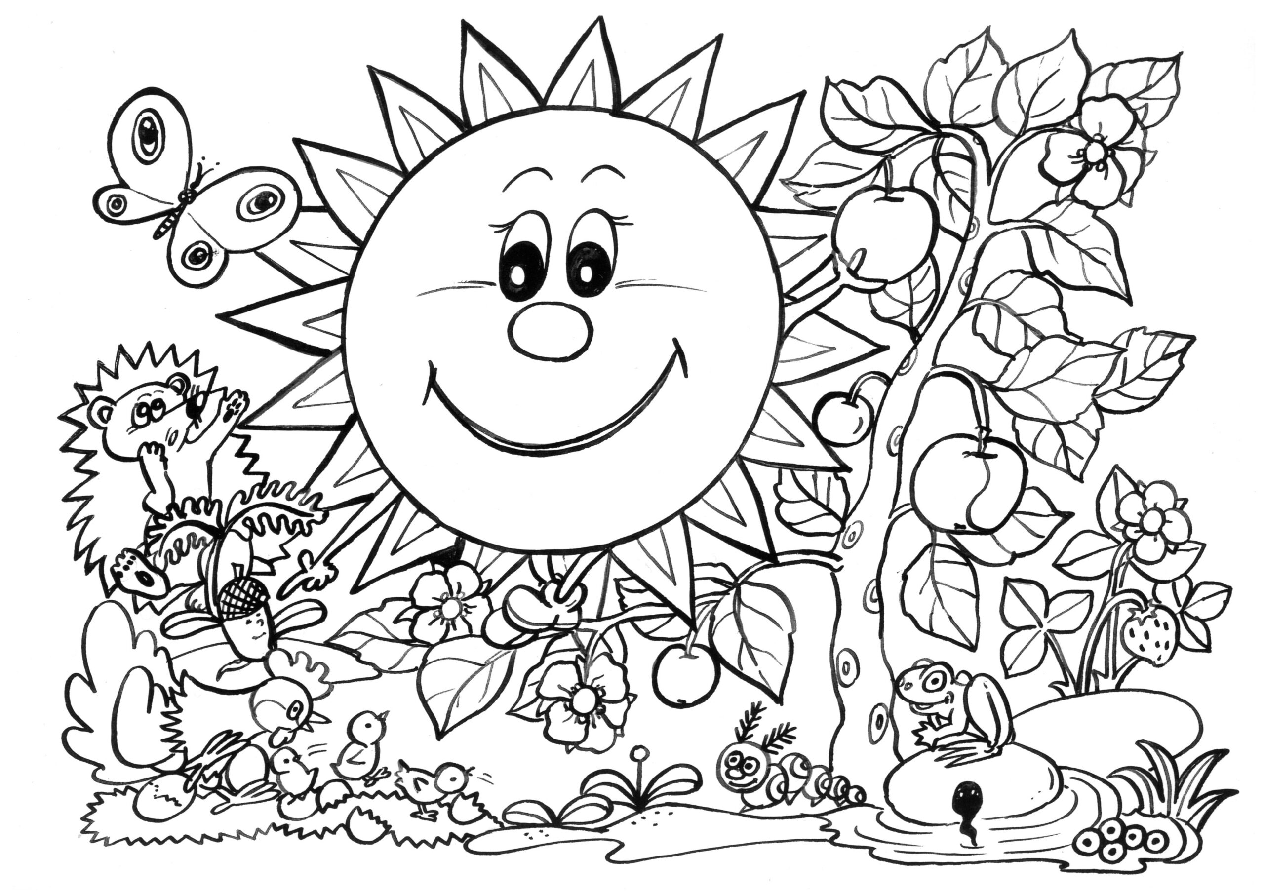 Free Printable Nature Coloring Pages At GetColorings Free Printable Colorings Pages To