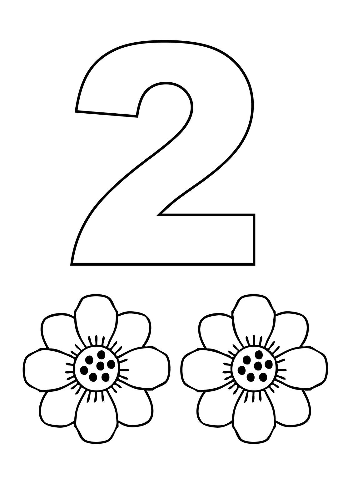 Printable Coloring Pages Of Numbers