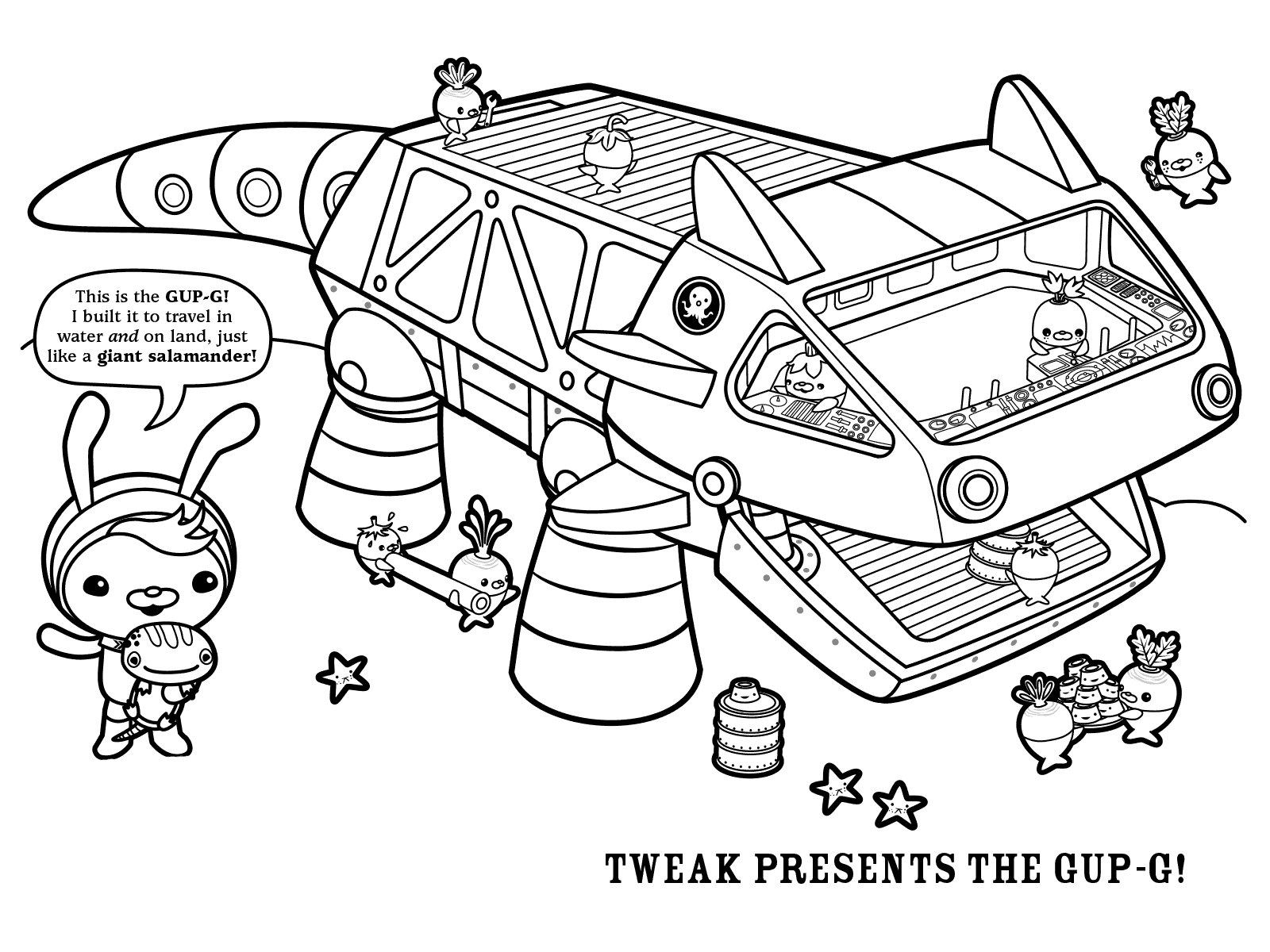 Free Printable Octonauts Coloring Pages