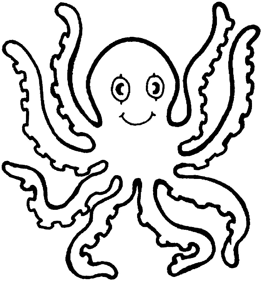 Free Printable Octopus Coloring Pages