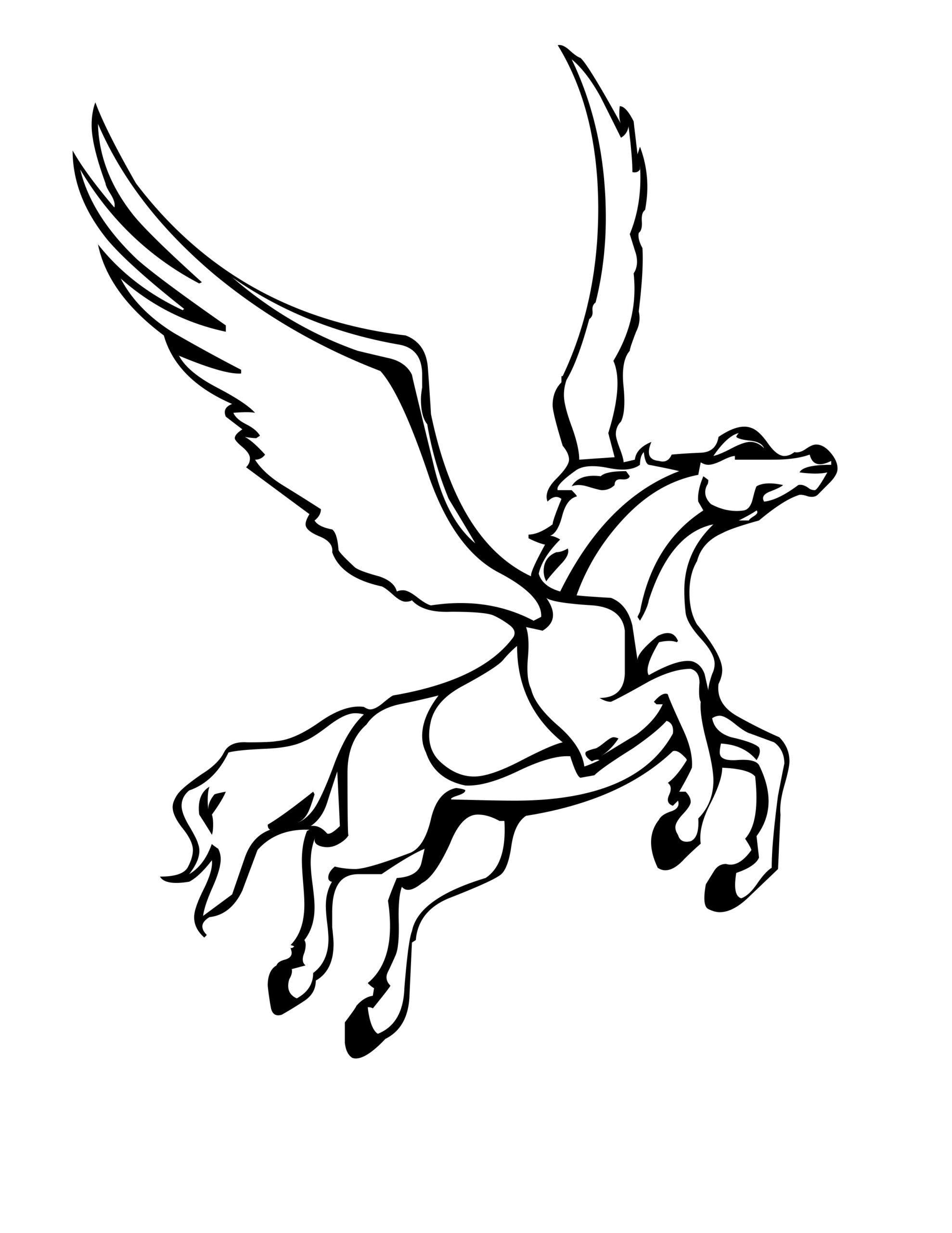Free Printable Coloring Pages Pegasus