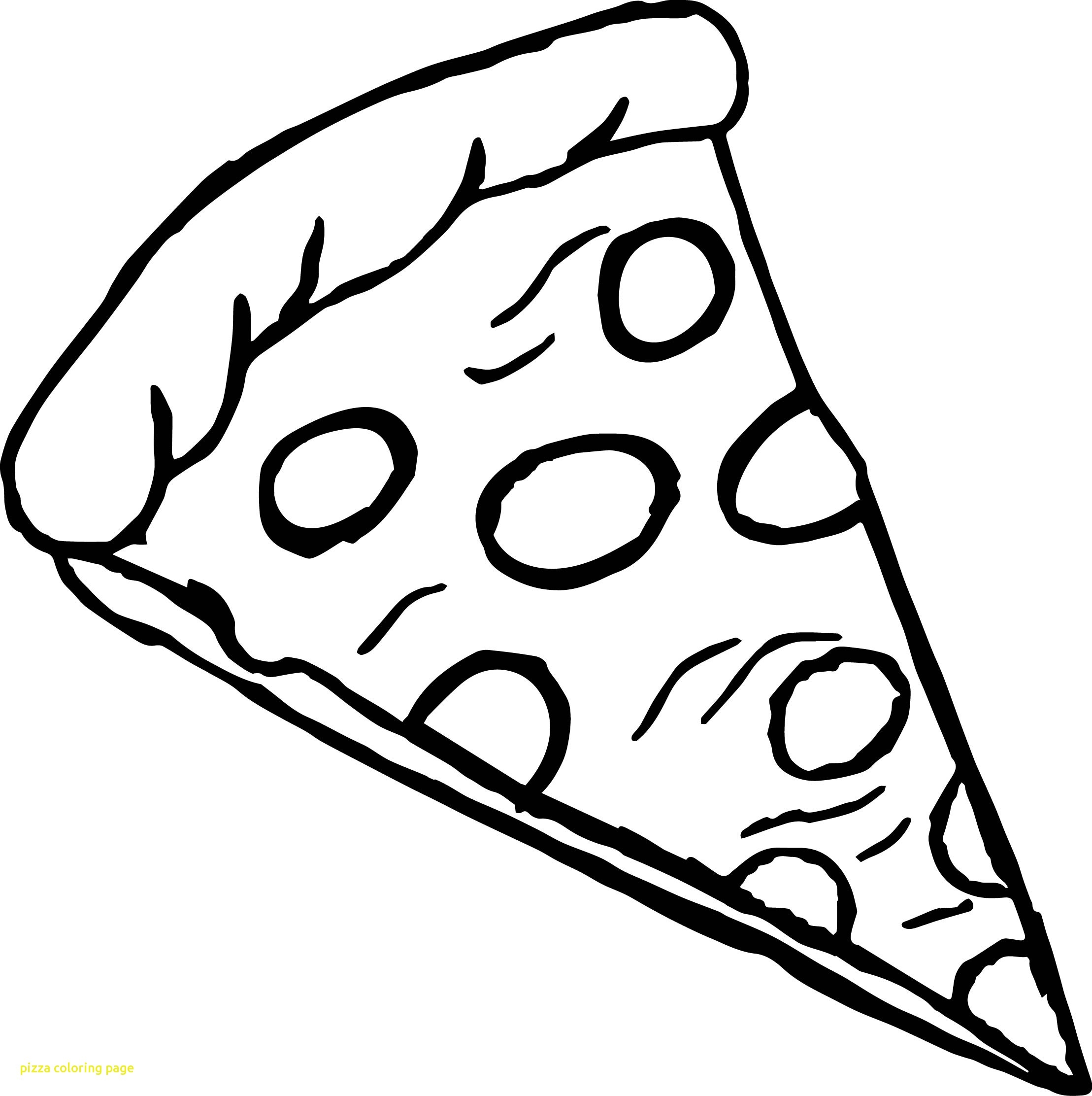 Free Printable Pizza Coloring Pages At GetDrawings Free Download