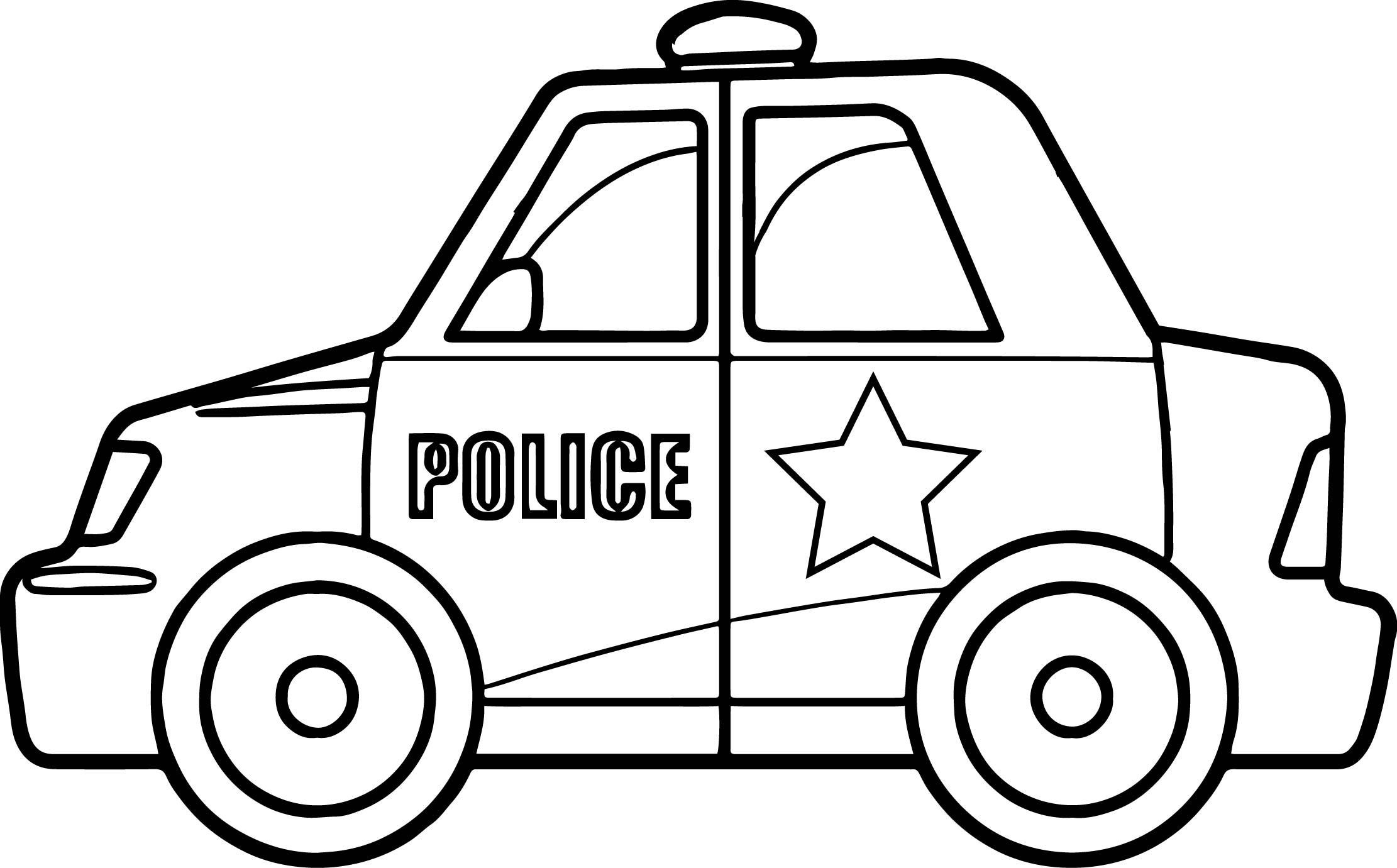 Free Printable Police Coloring Pages