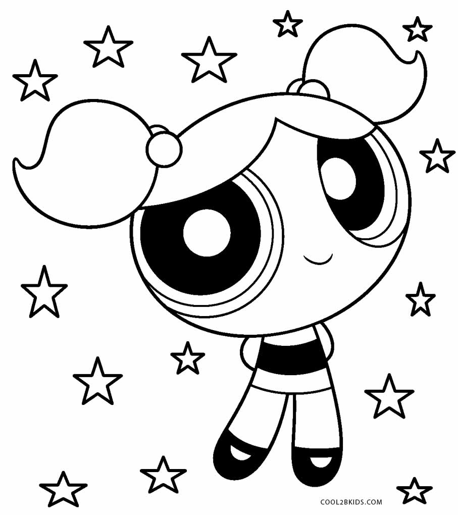 Free Printable Powerpuff Girls Coloring Pages