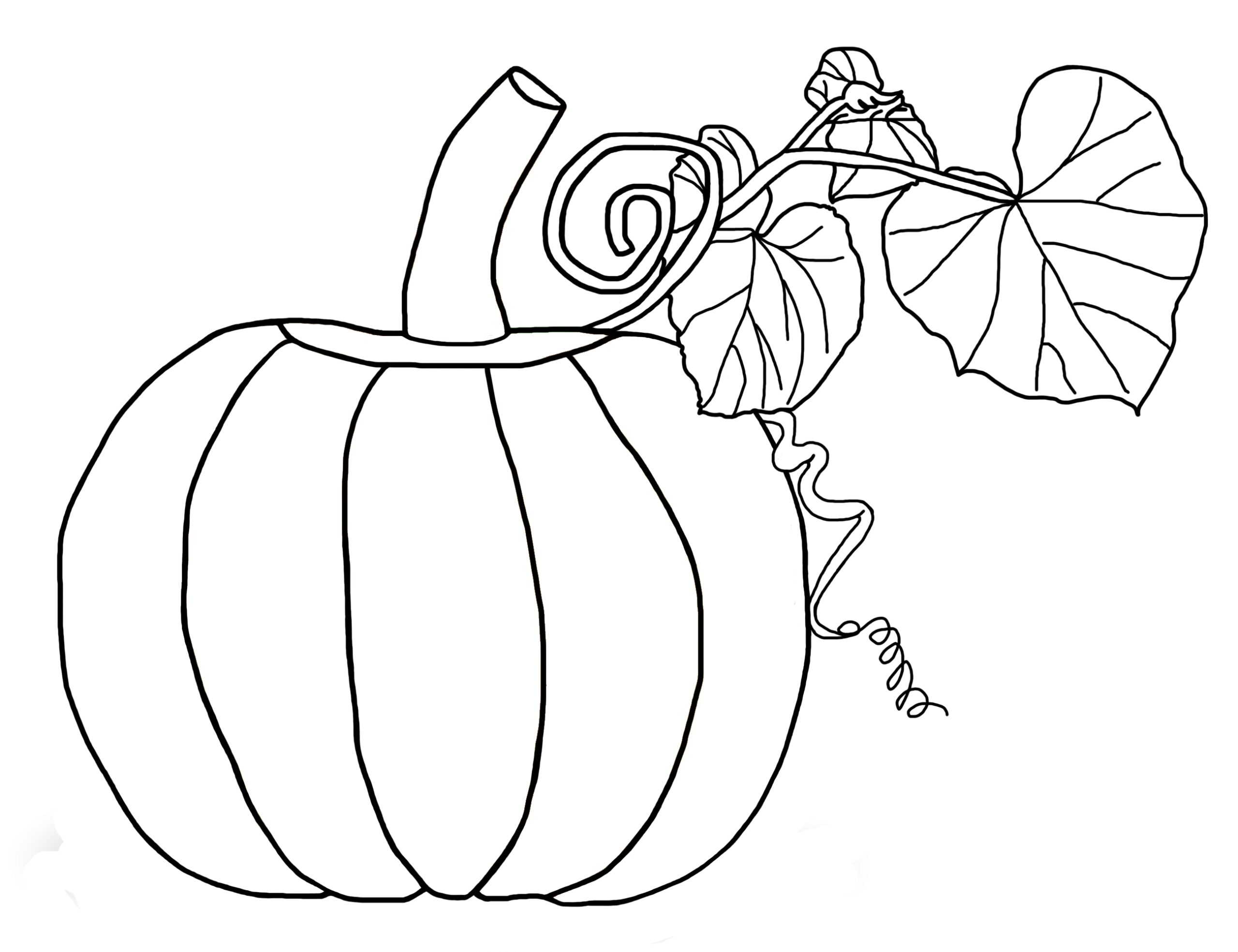 Pumpkin Printable Coloring Pages