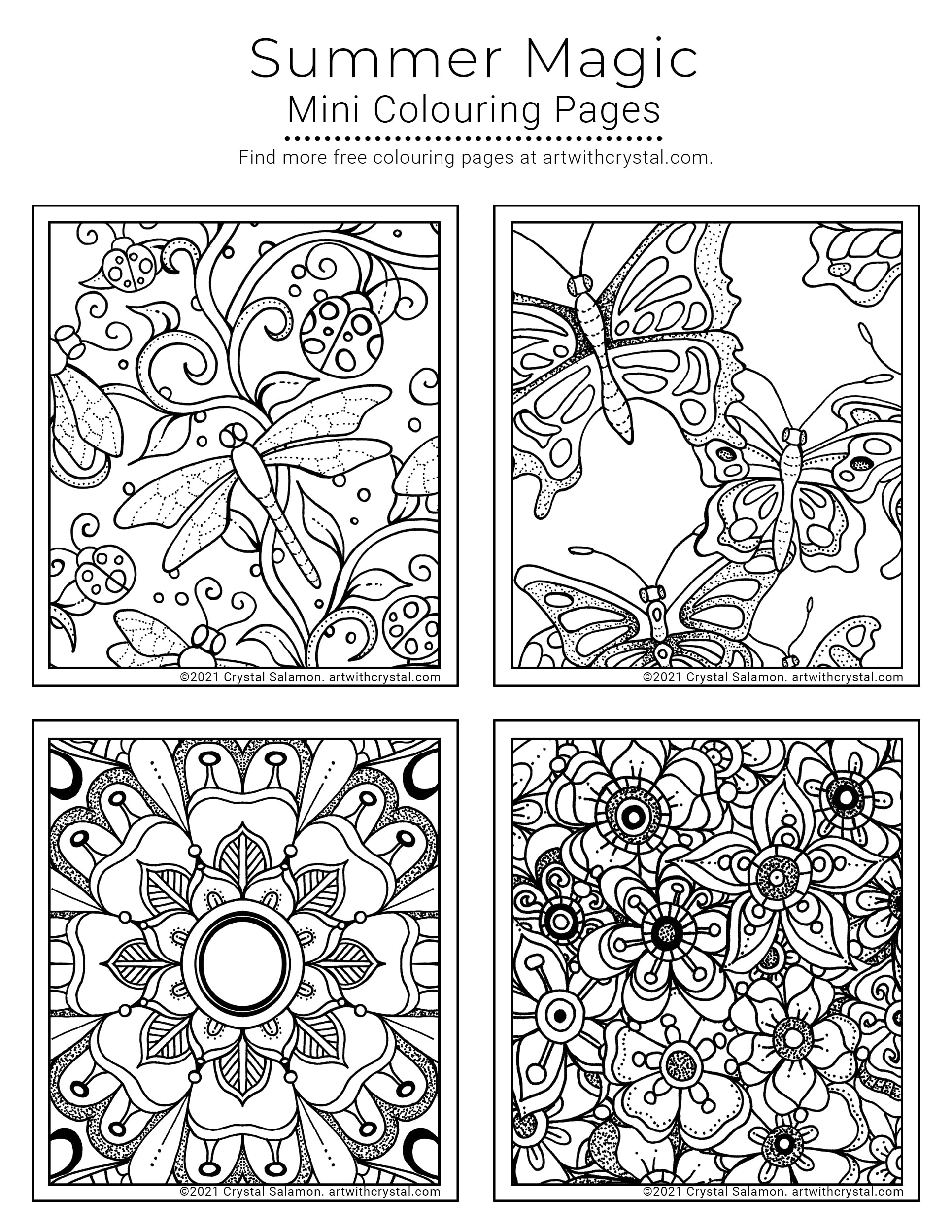 Free Printable Random Coloring Pages