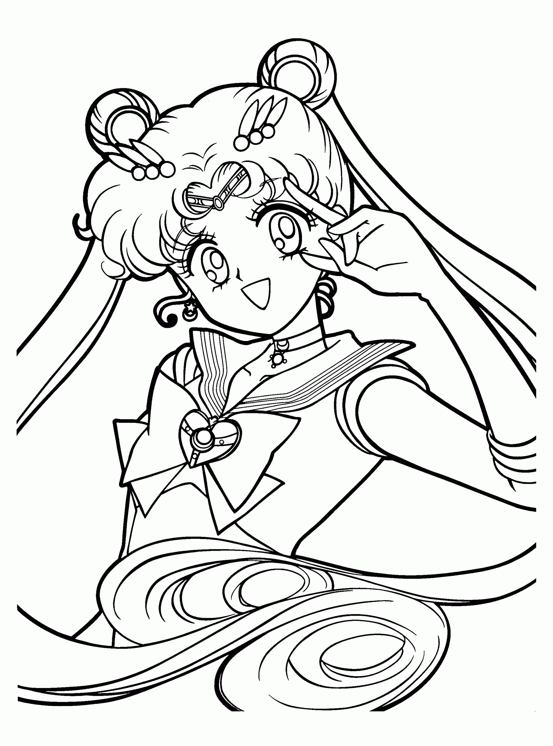 Sailor Moon Coloring Pages Printable