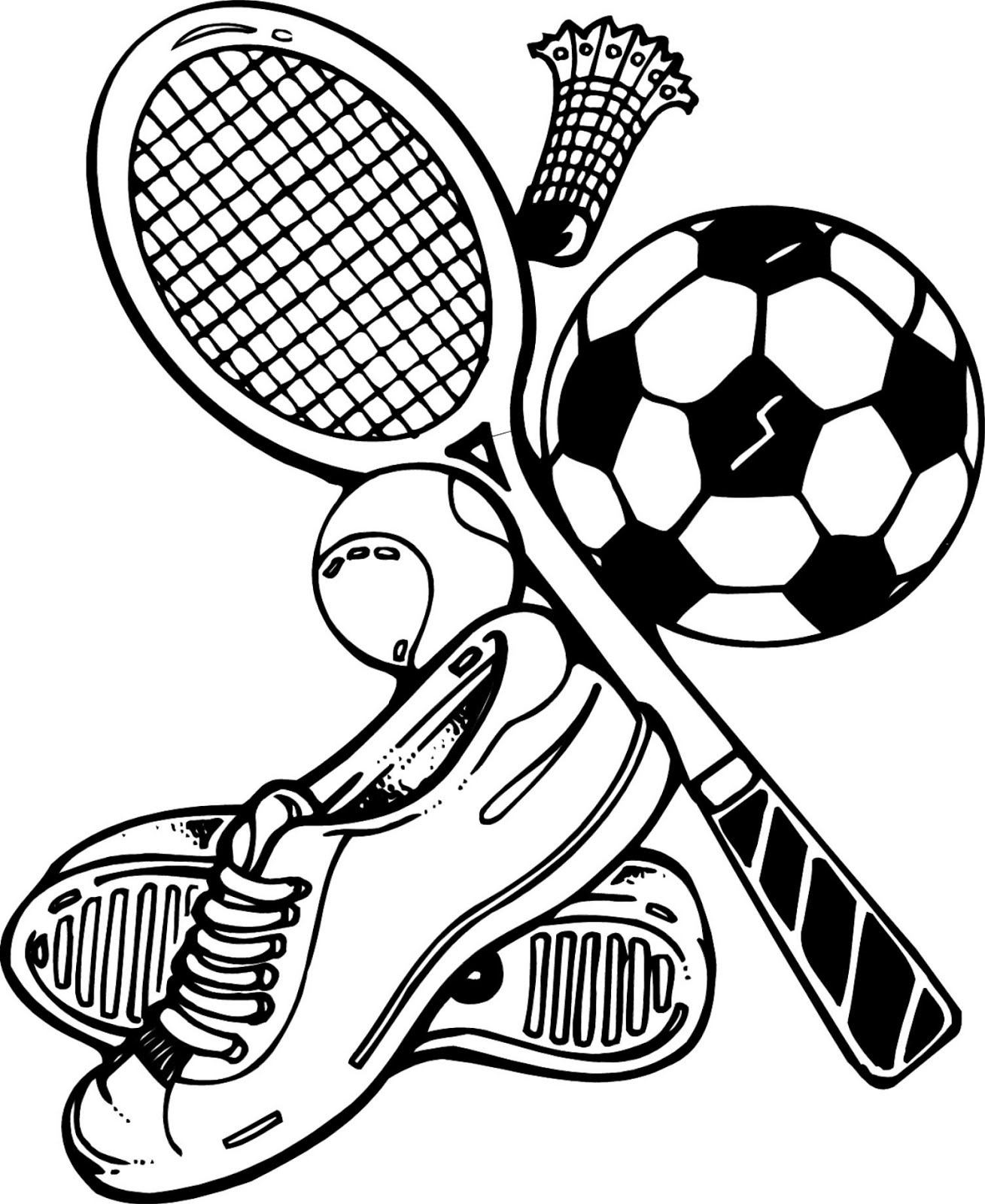 Sports Coloring Pages Printable